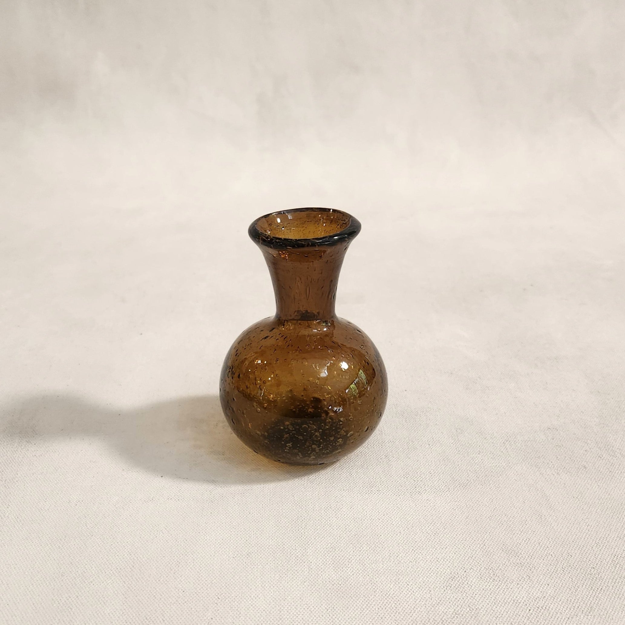 Piccola Glass Vase - Dark Brown