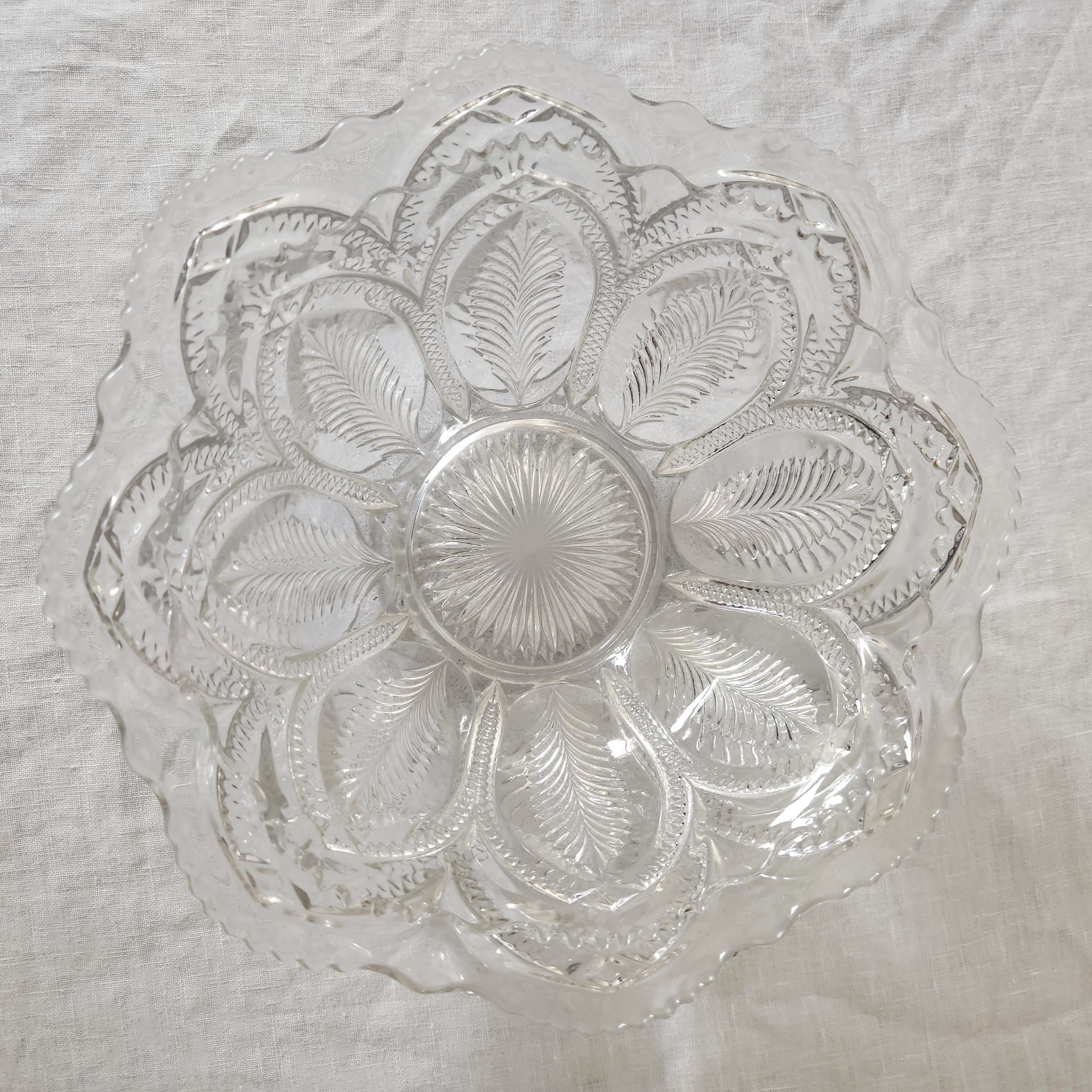Antique Glass Bowl Set
