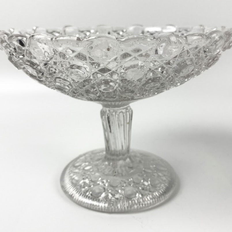 Antique Davidson Small Glass Comport Circa 1870's