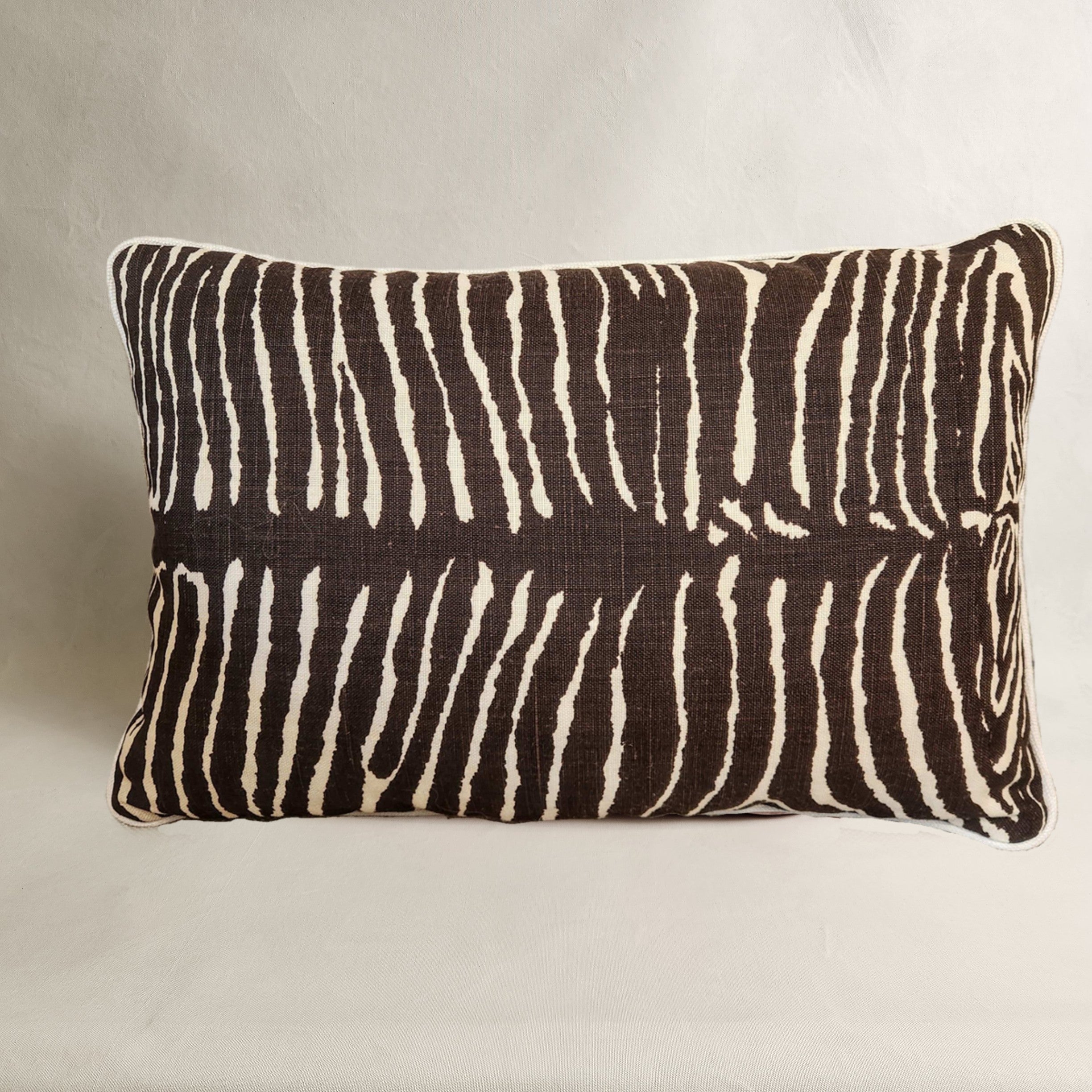 Espresso Zebra Cushion