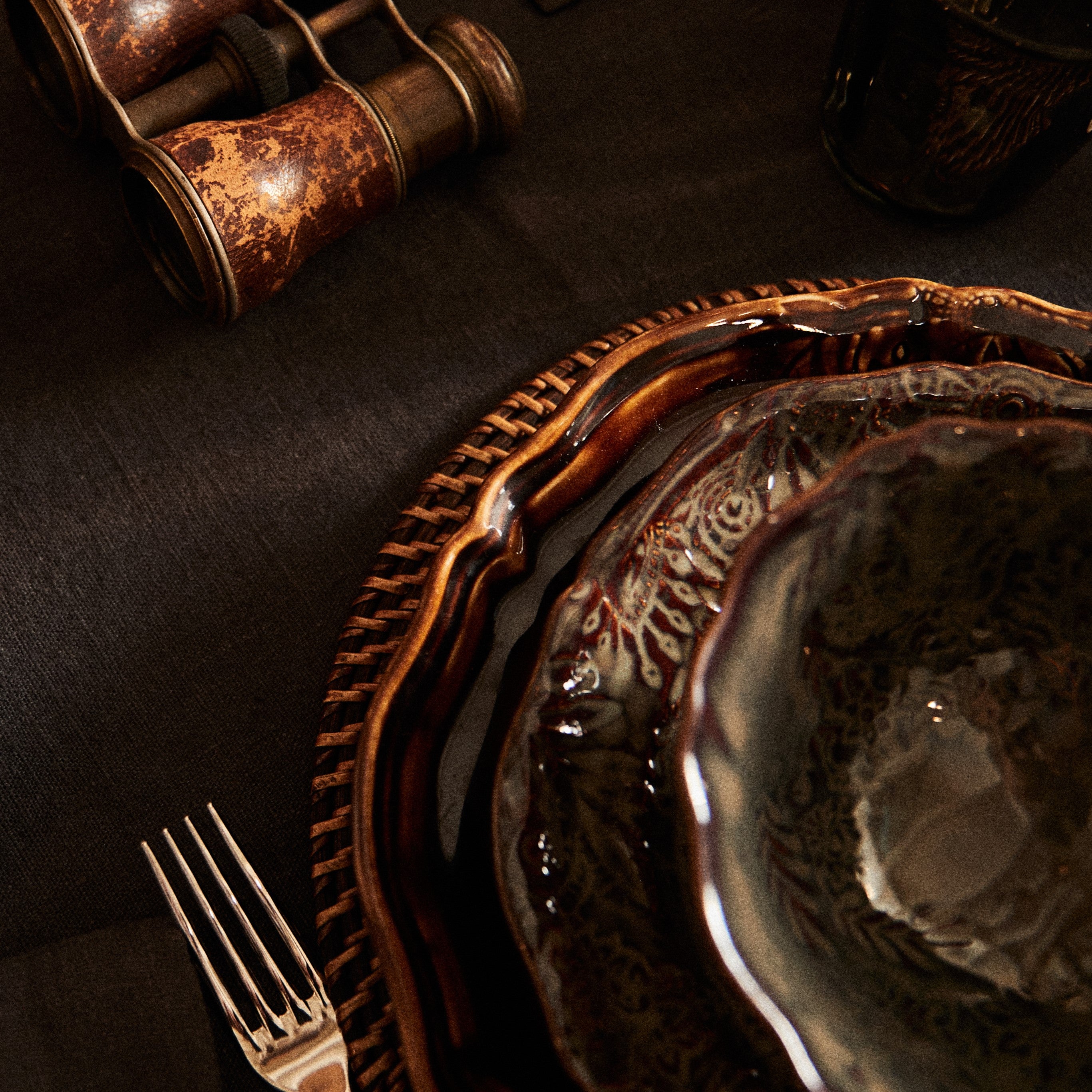 Linen Tablecloth - Charcoal