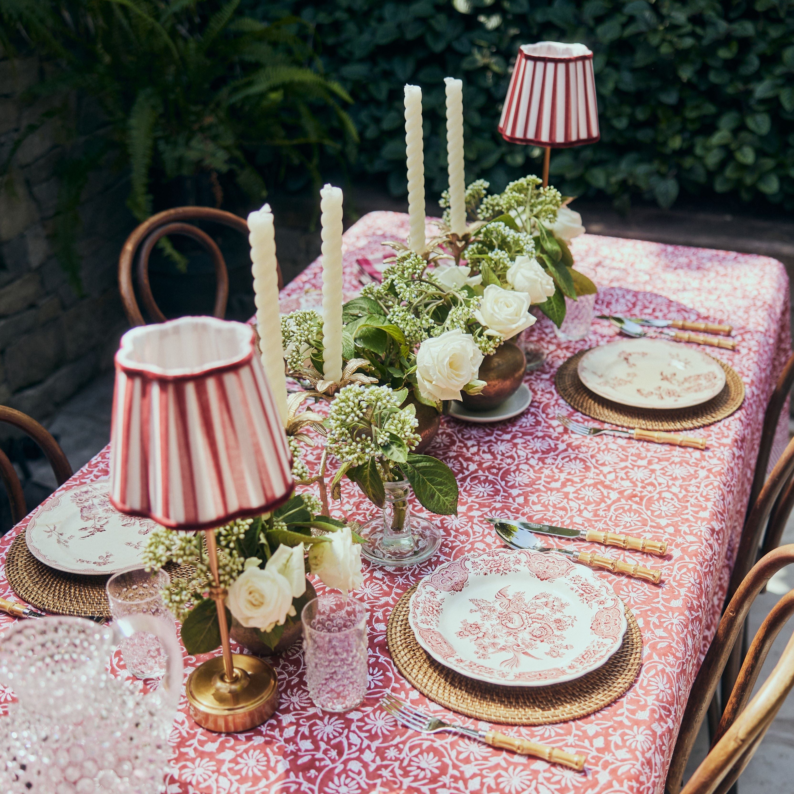 Small Scalloped Lampshades