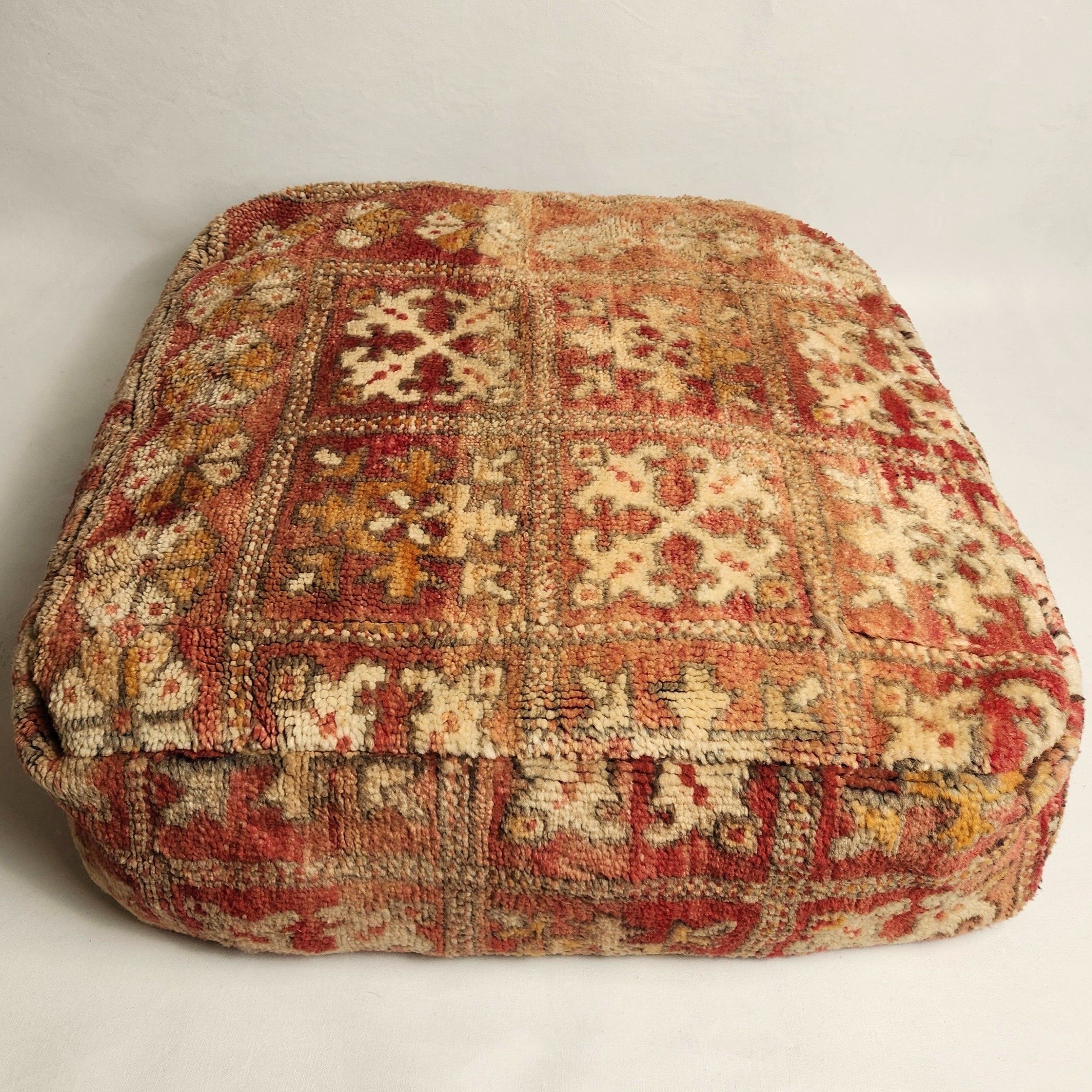 Vintage Moroccan Pouffe - #10