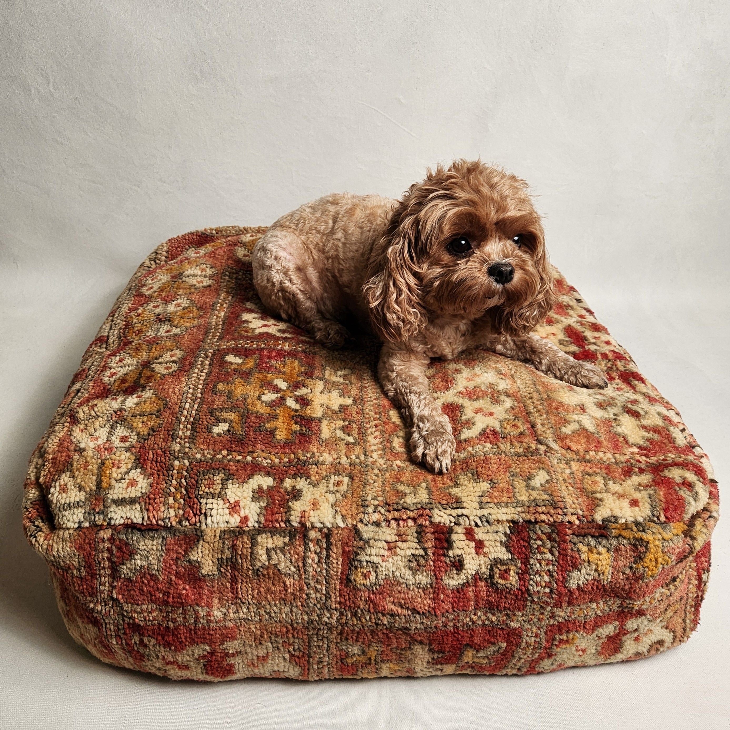 Vintage Moroccan Pouffe - #10