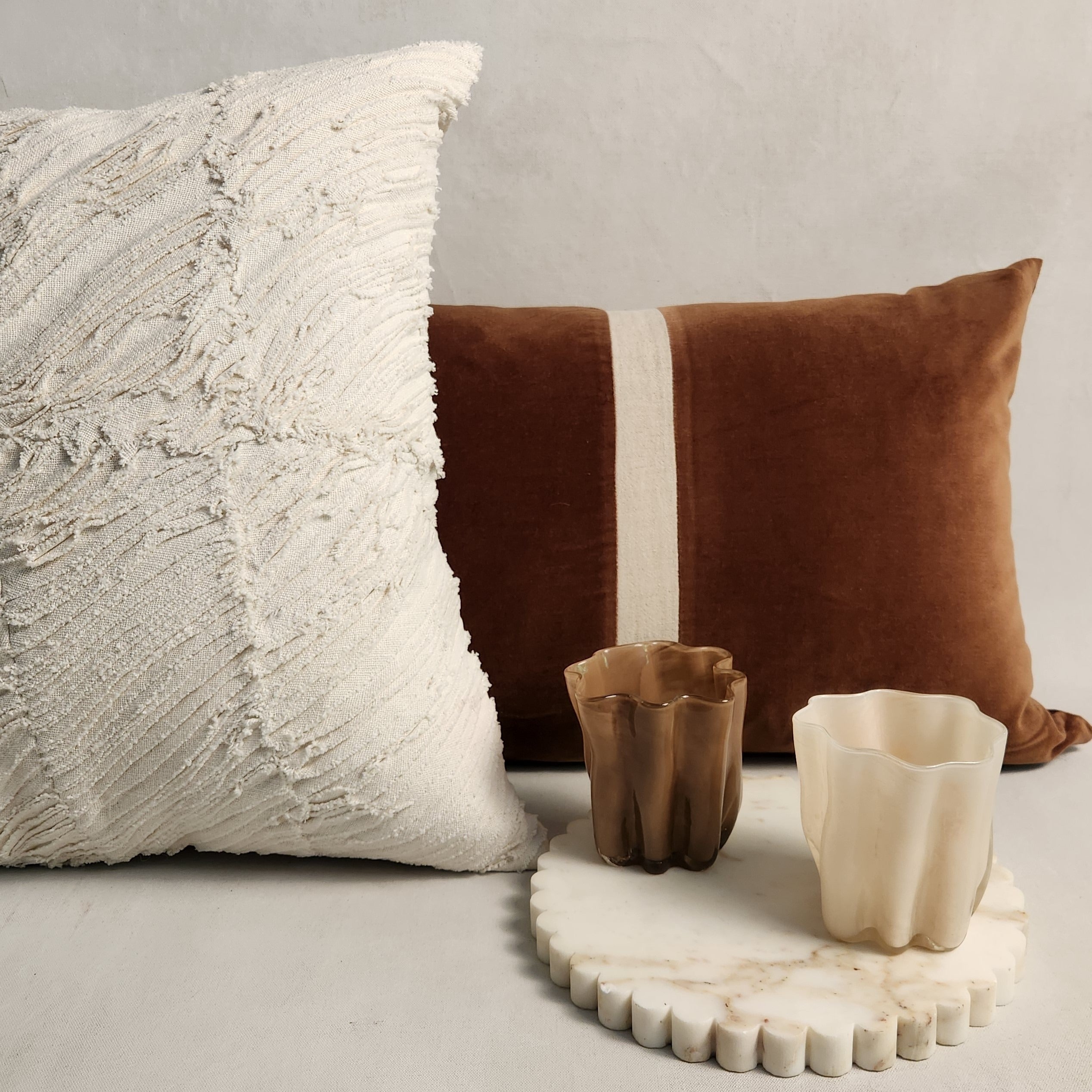 Elba Cushion - White