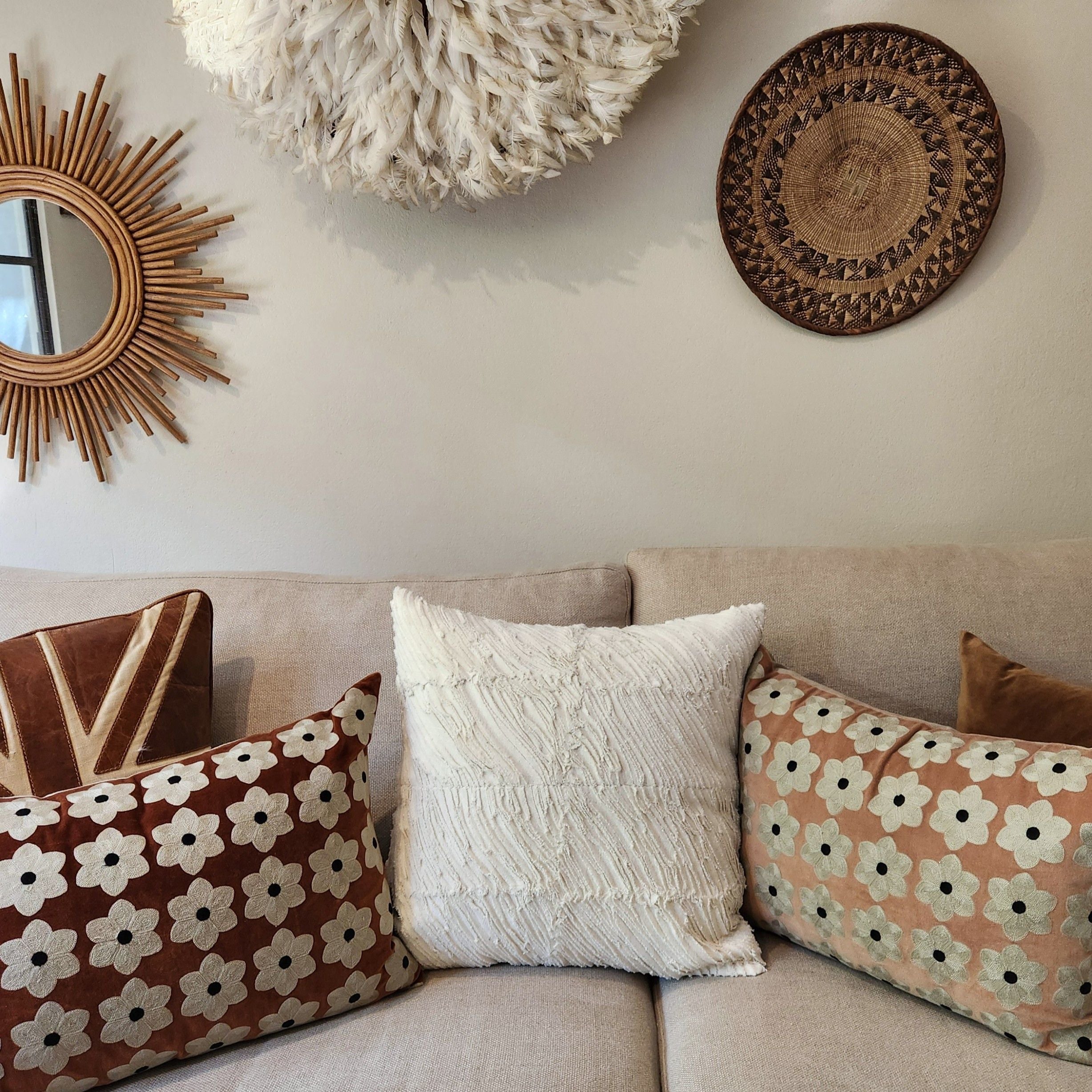 Elba Cushion - White