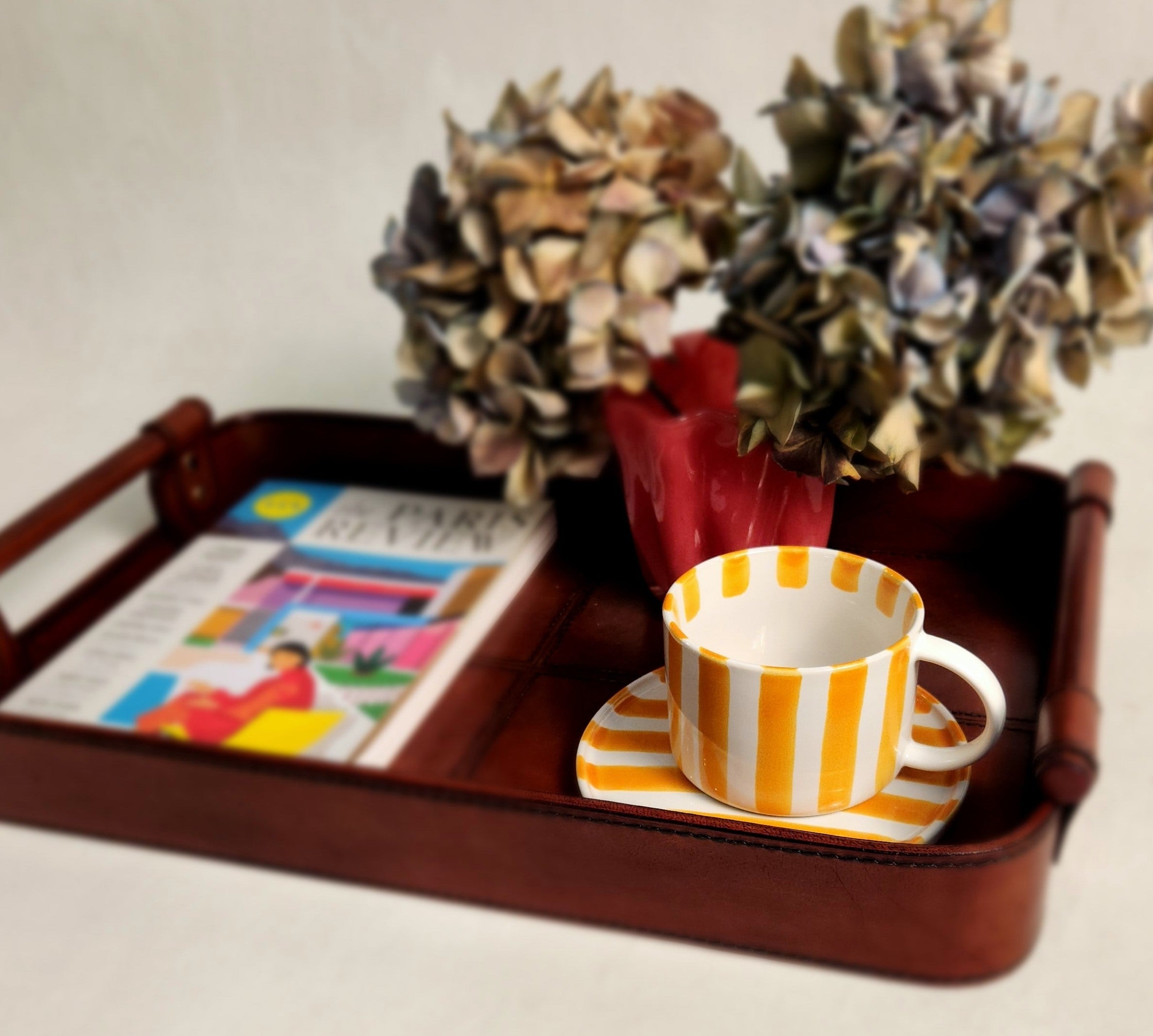Monica Cup and Saucer – Yellow