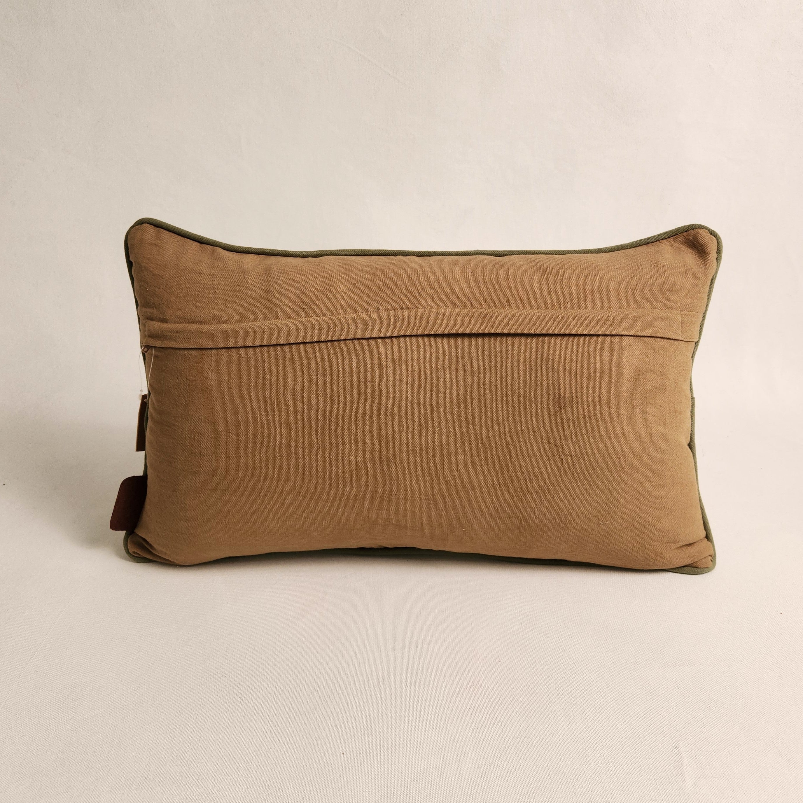 Kanika Khaki Dune Lumbar Cushion