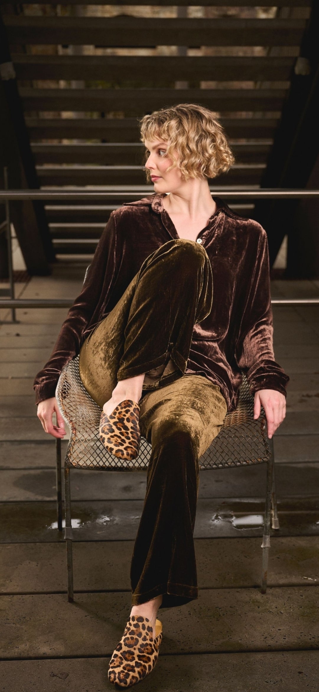 Dream Pant - Chocolate Olive