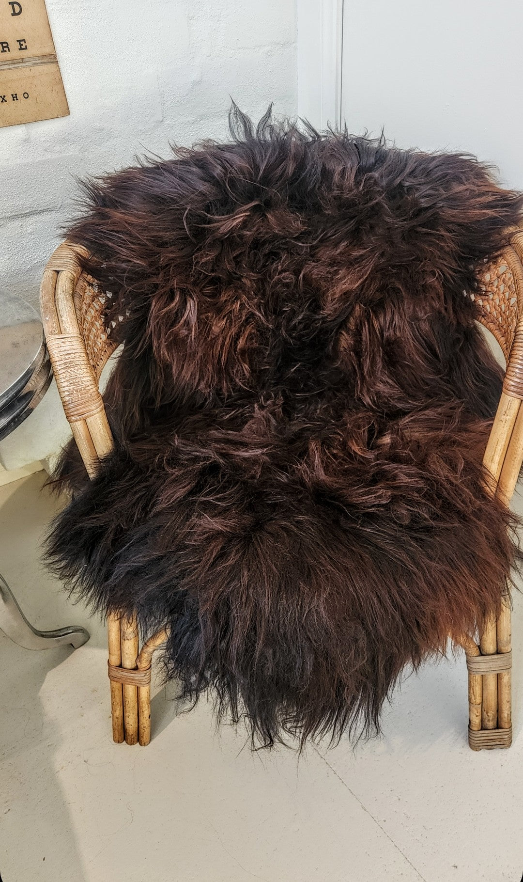 Icelandic Sheepskin - Dark Copper / Brown / Black