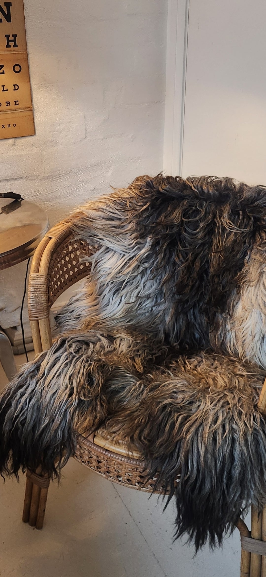 Greenlandic Sheepskin - Black, Grey & White