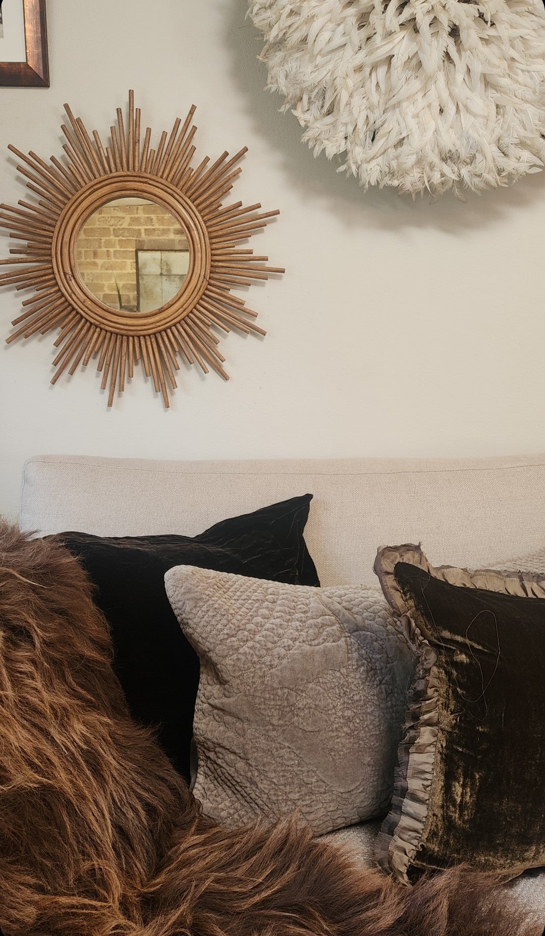 Sara Cushion - Taupe