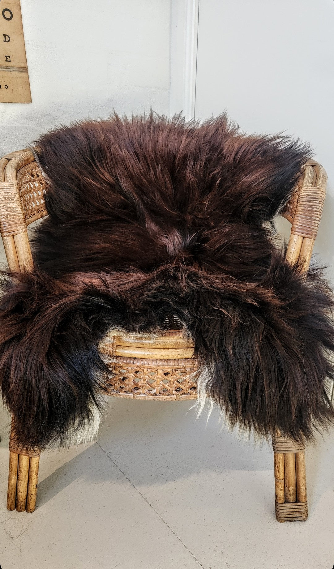 Icelandic Sheepskin - Dark Copper / Brown / Black