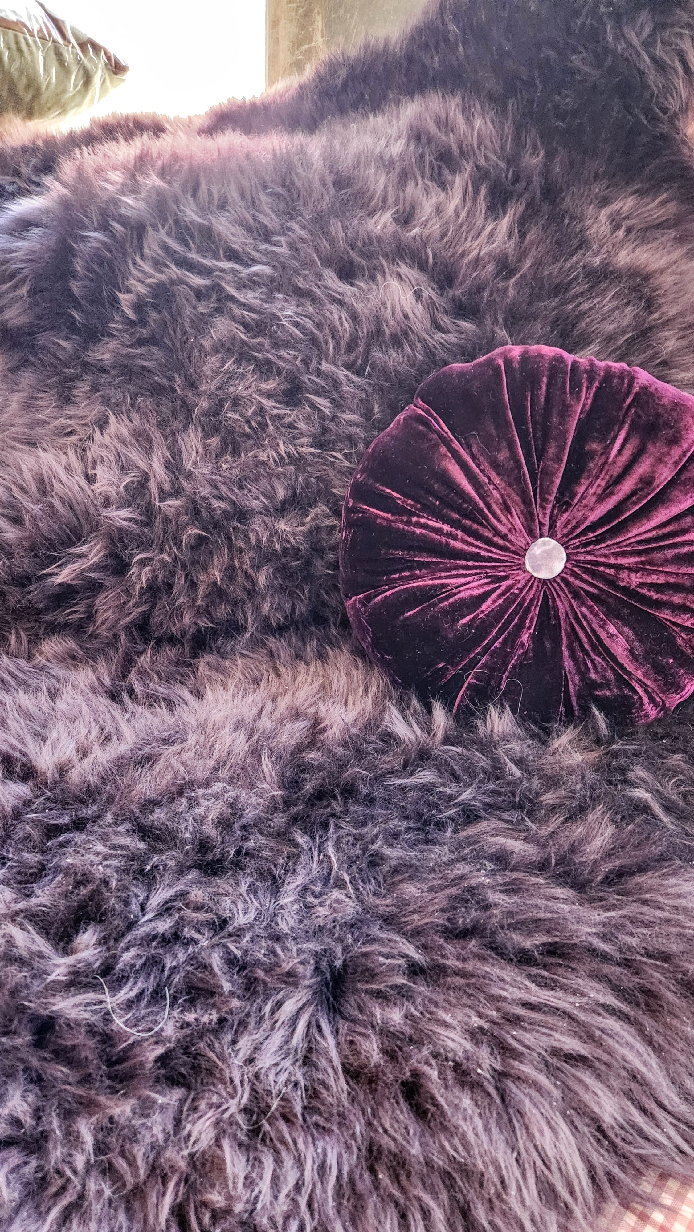Aubergine Merino Sheepskin