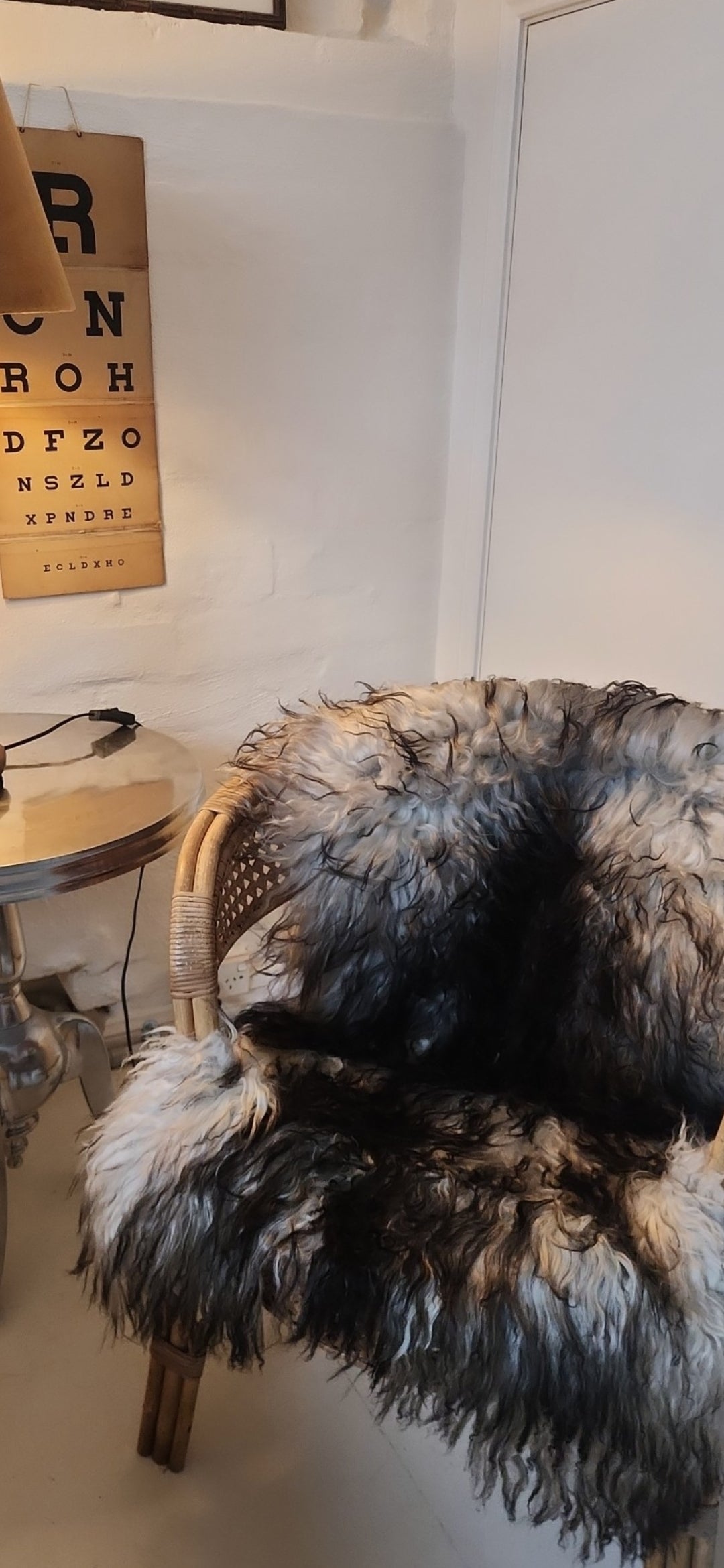 Greenlandic Sheepskin - Black, Grey & White