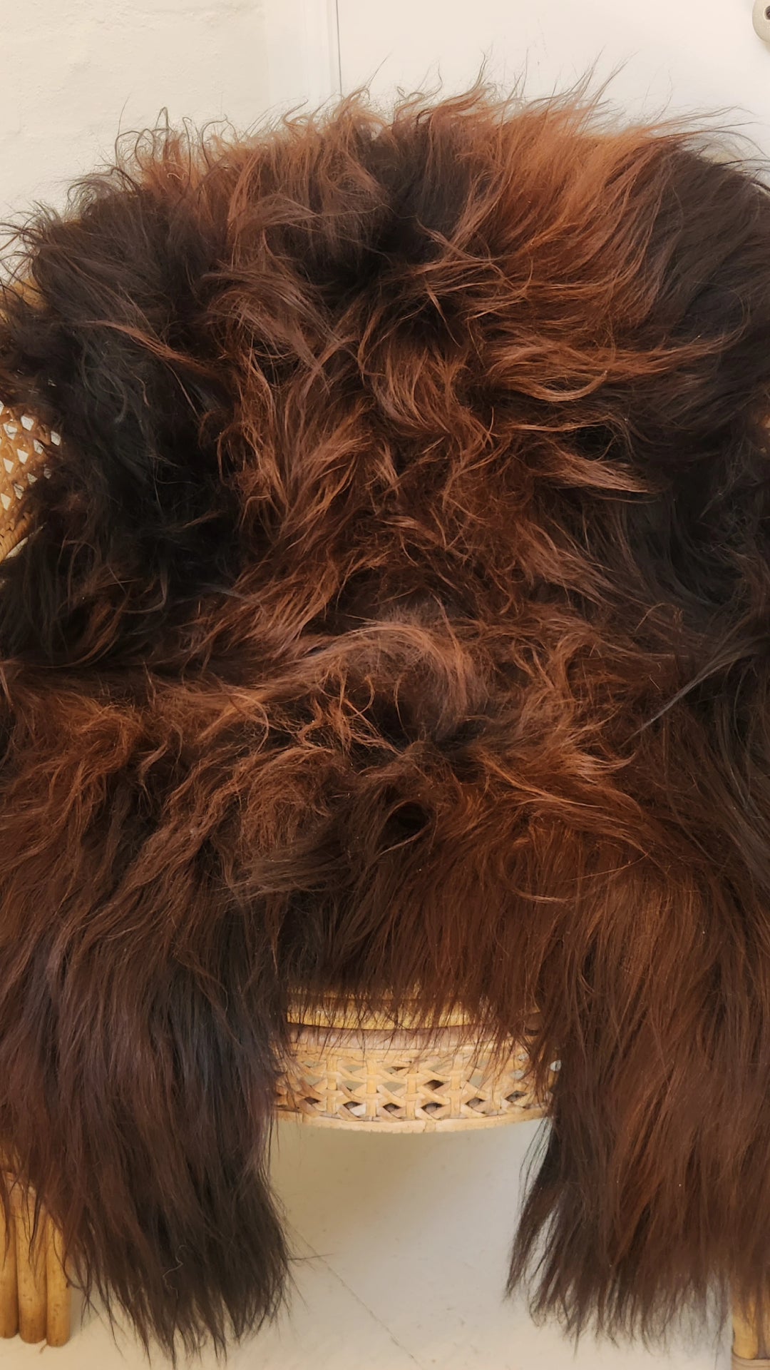 Icelandic Sheepskin - Dark Copper / Brown / Black