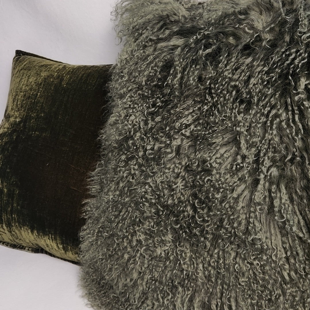 Sosavelvet Cushion - 50x50 - "Wheat Grass"