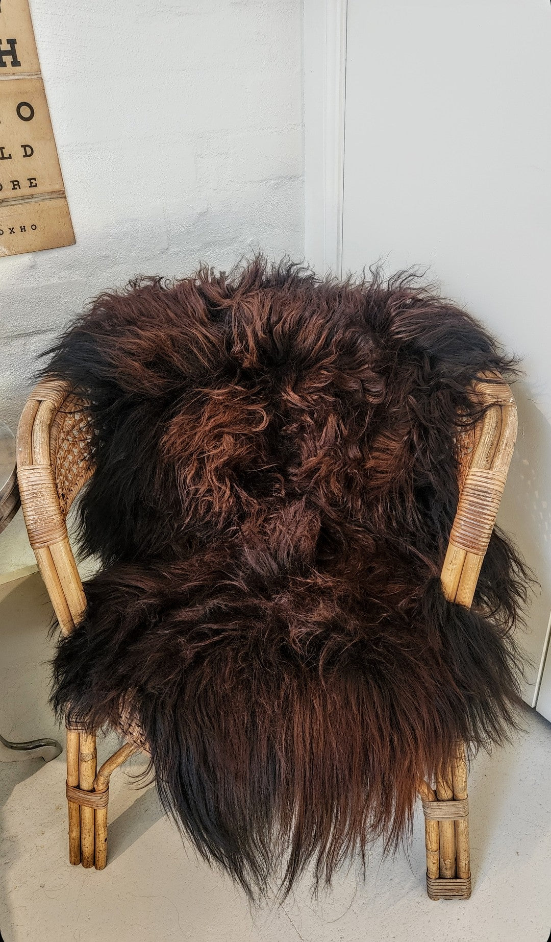 Icelandic Sheepskin - Dark Copper / Brown / Black