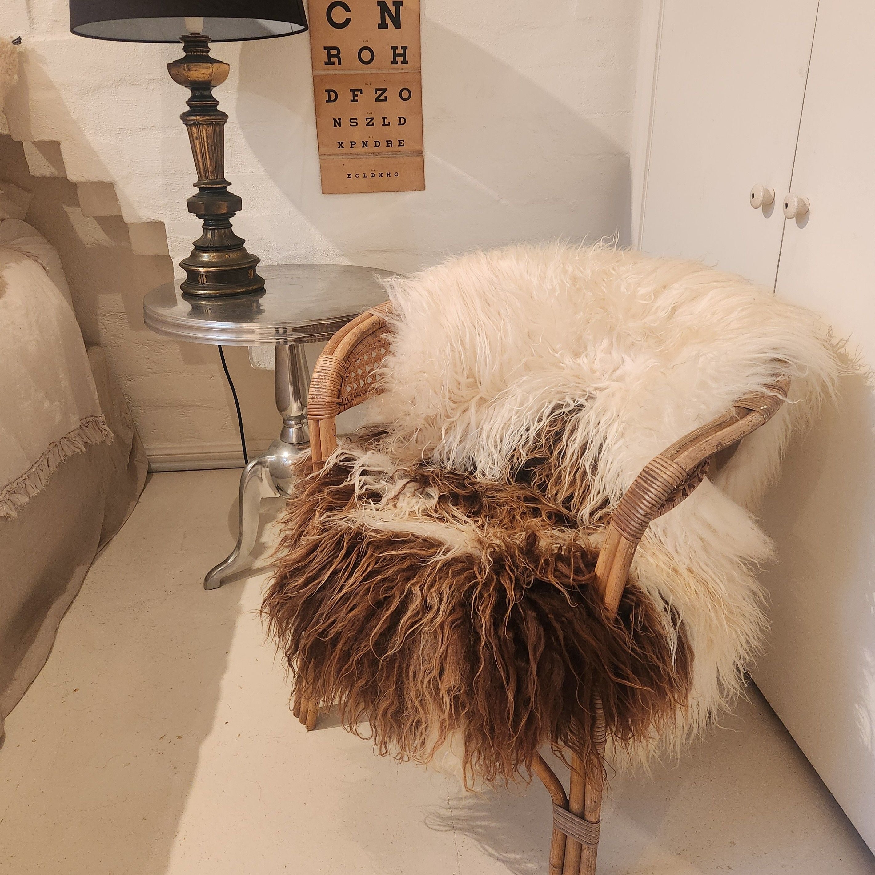 Greenlandic Sheepskin - Caramel and White