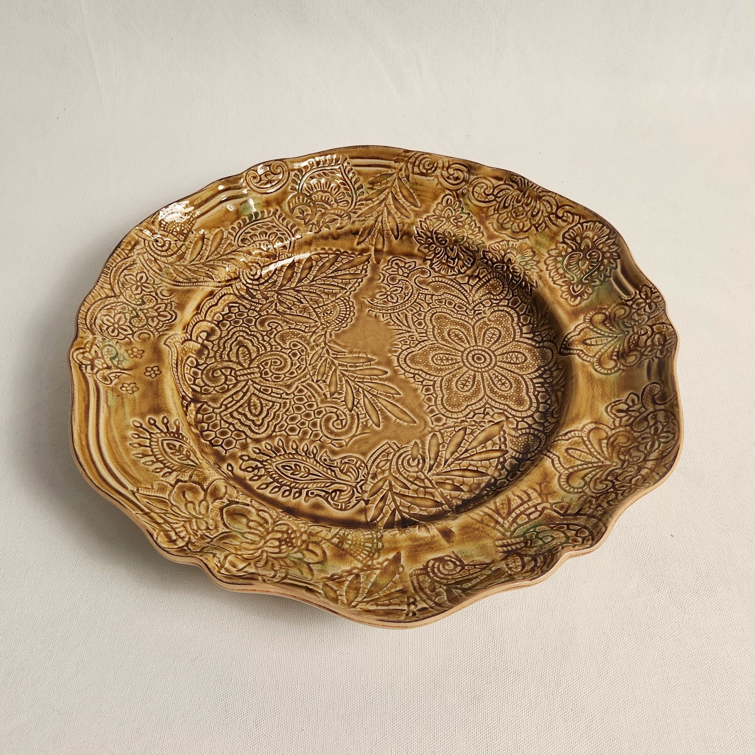 Large Round Server - Pineapple