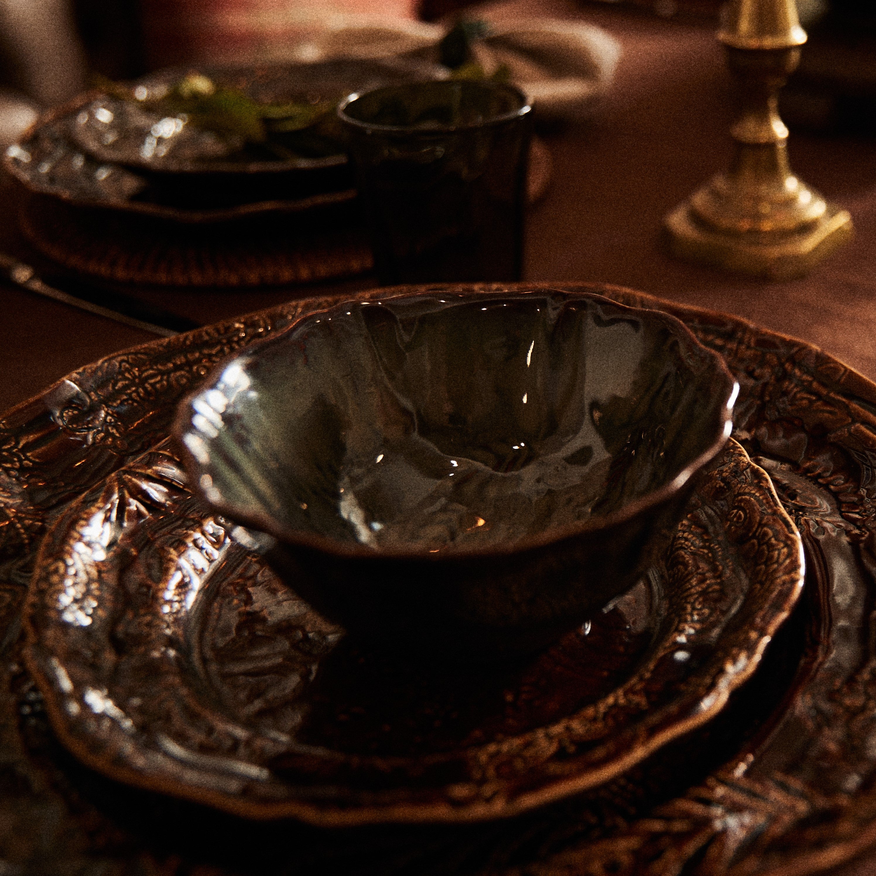 Side Plate - Coffee