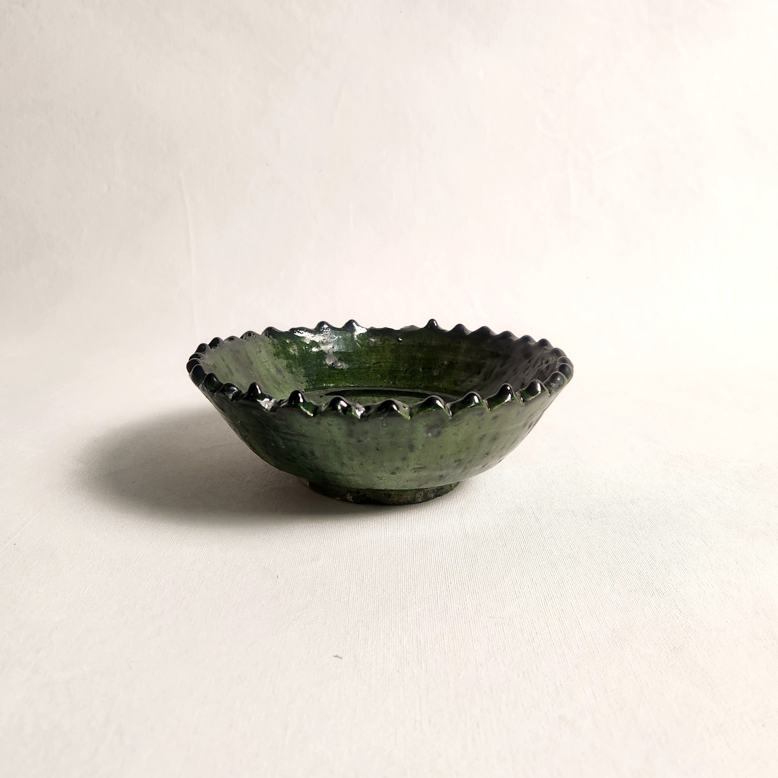 Tamegroute Flat Bowl - Vert