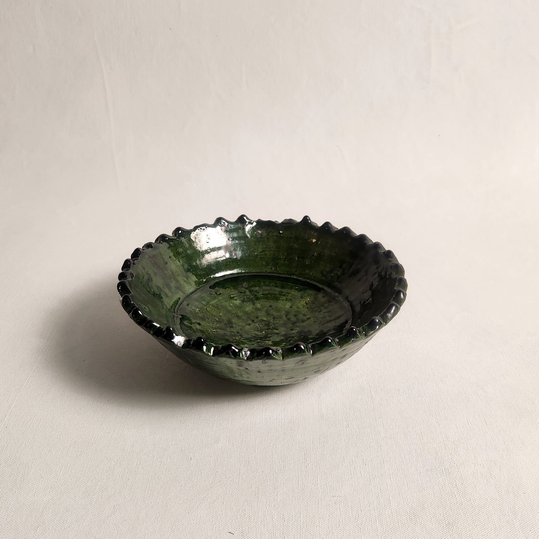 Tamegroute Flat Bowl - Vert