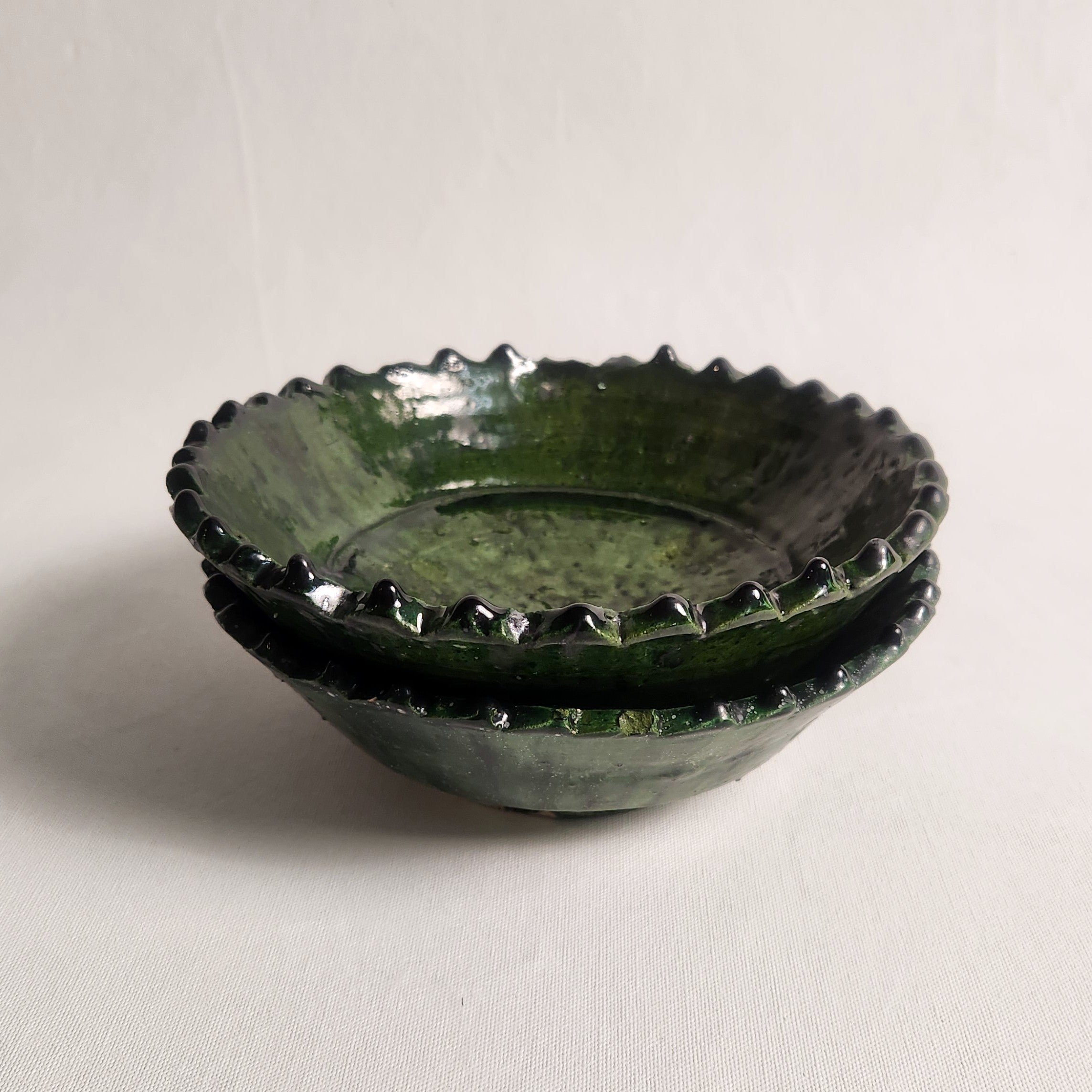 Tamegroute Flat Bowl - Vert