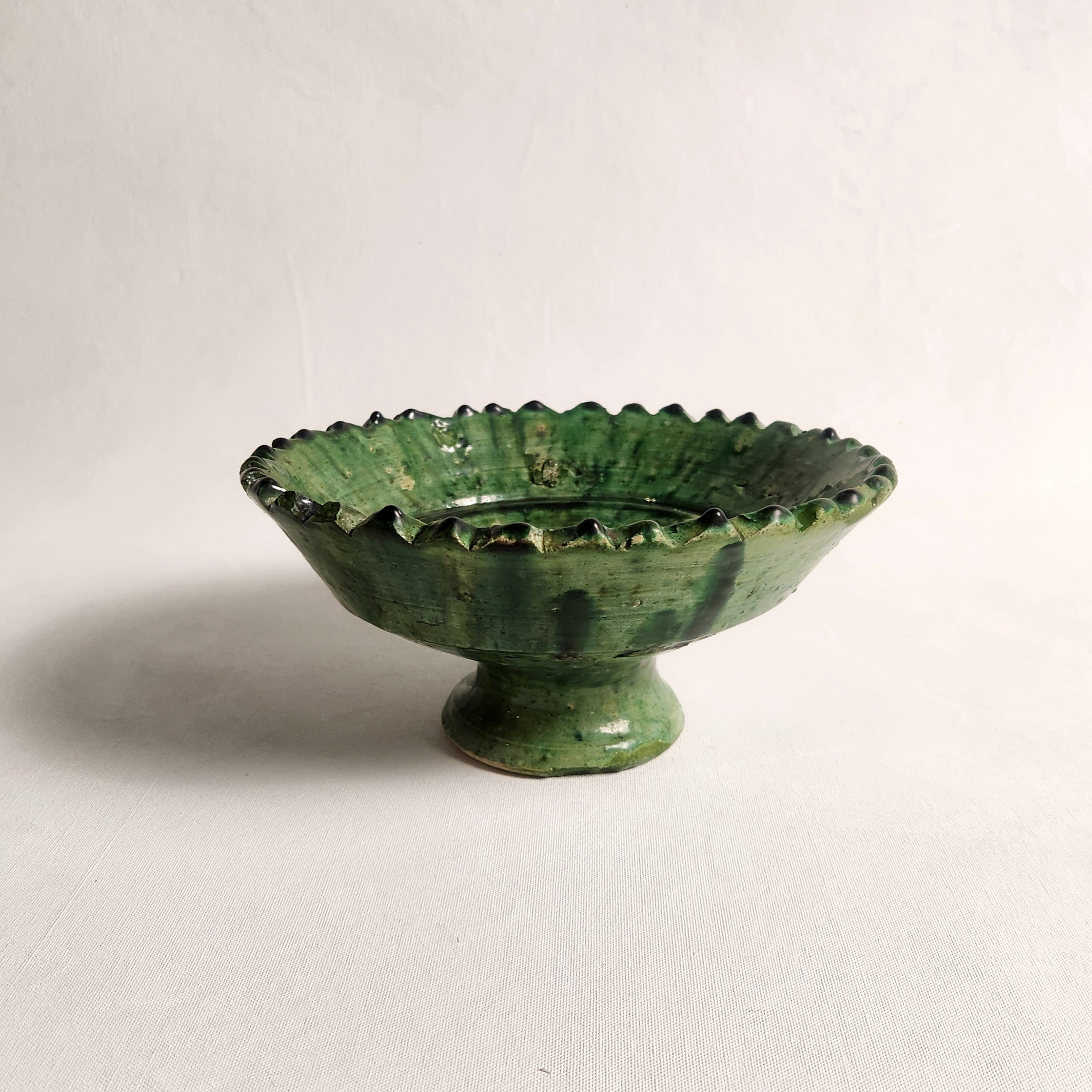 Tamegroute Pedestal Bowl - Vert (3 sizes)