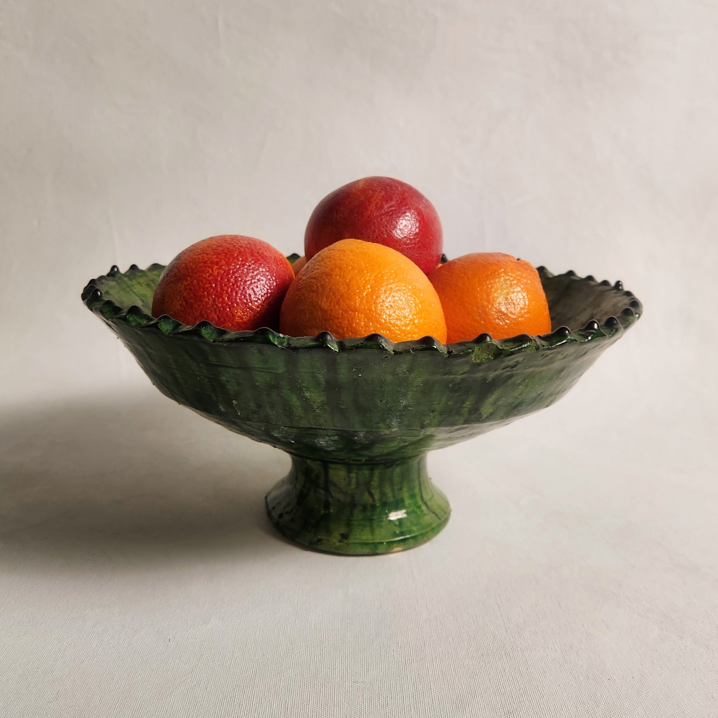 Tamegroute Pedestal Bowl - Vert (3 sizes)