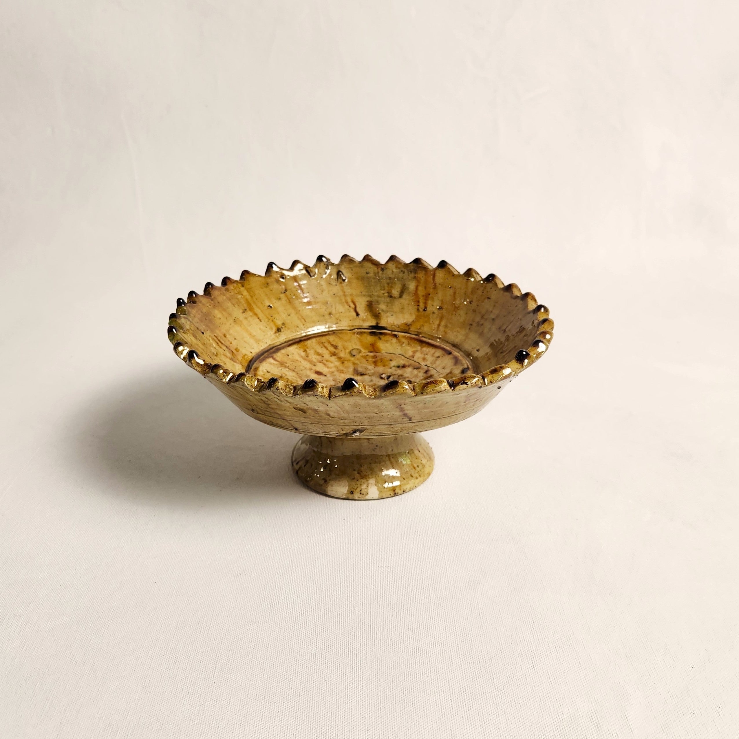 Tamegroute Pedestal Bowl - Jaune (3 sizes)