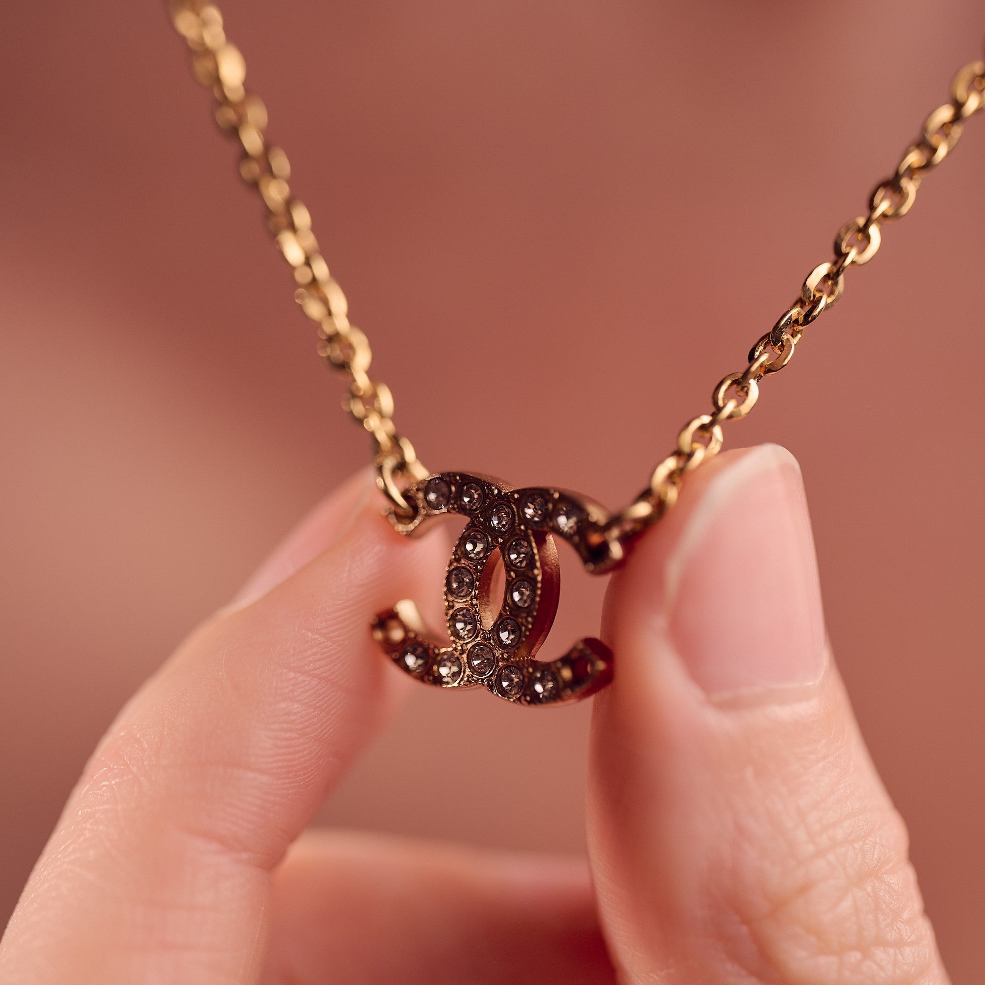 Diamante CC Fine Chain Necklace