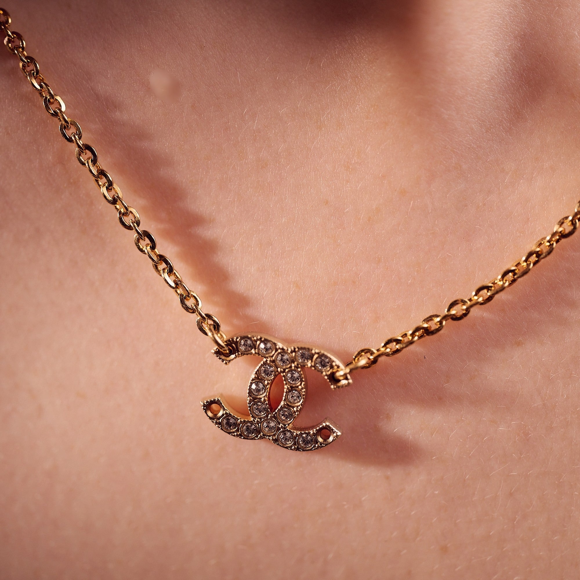 Diamante CC Fine Chain Necklace