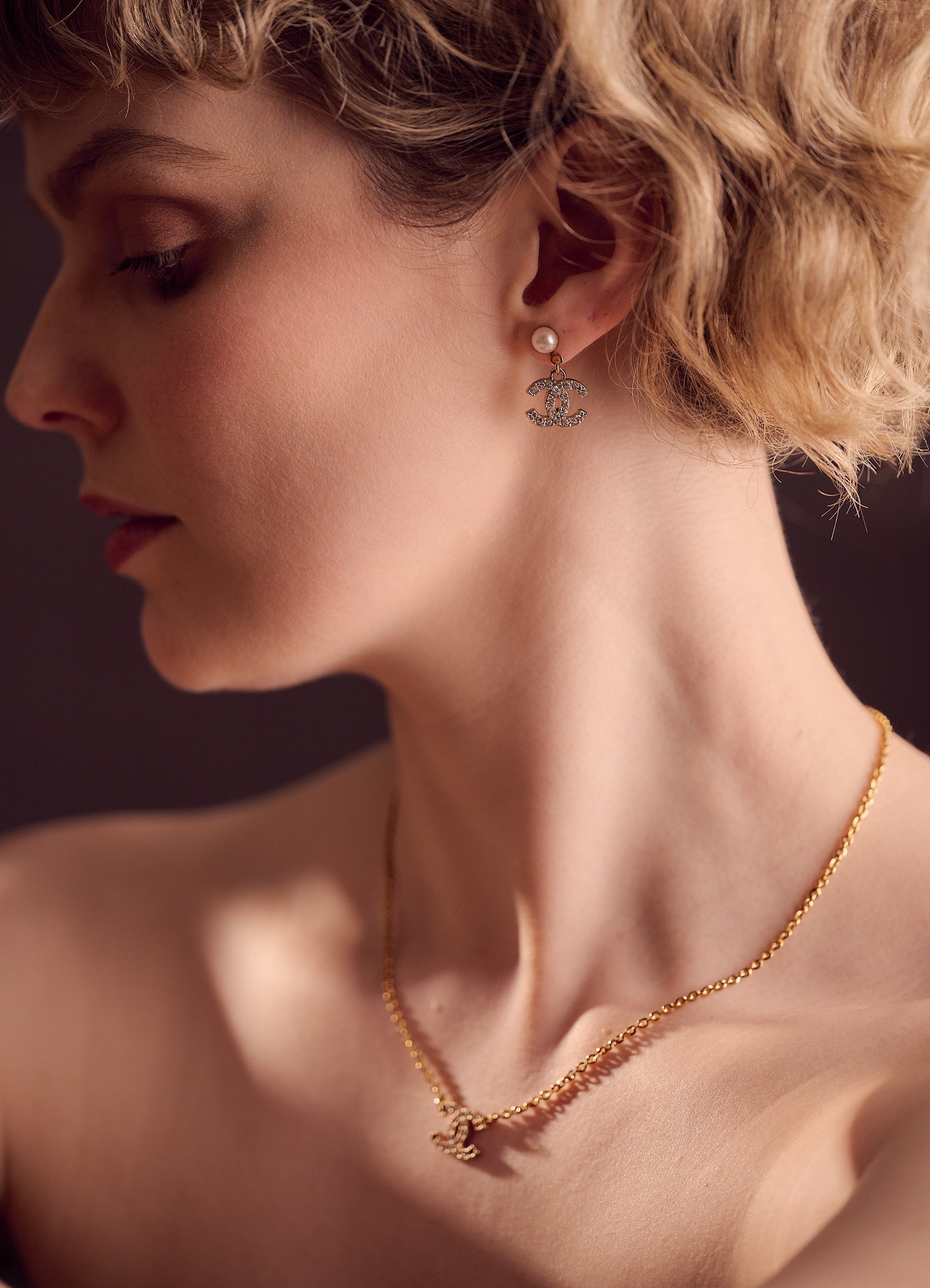 Diamante CC Fine Chain Necklace