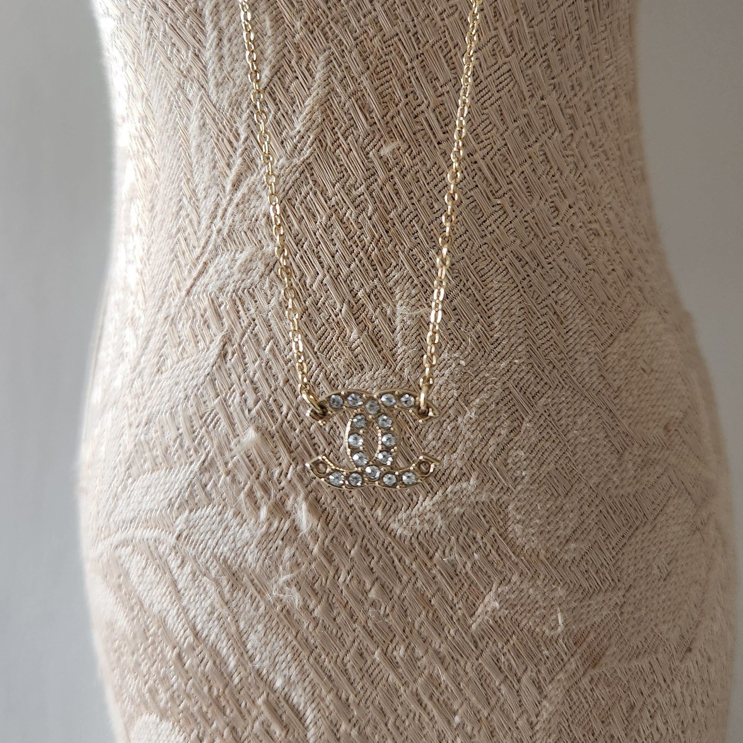 Diamante CC Extra Fine Chain Necklace