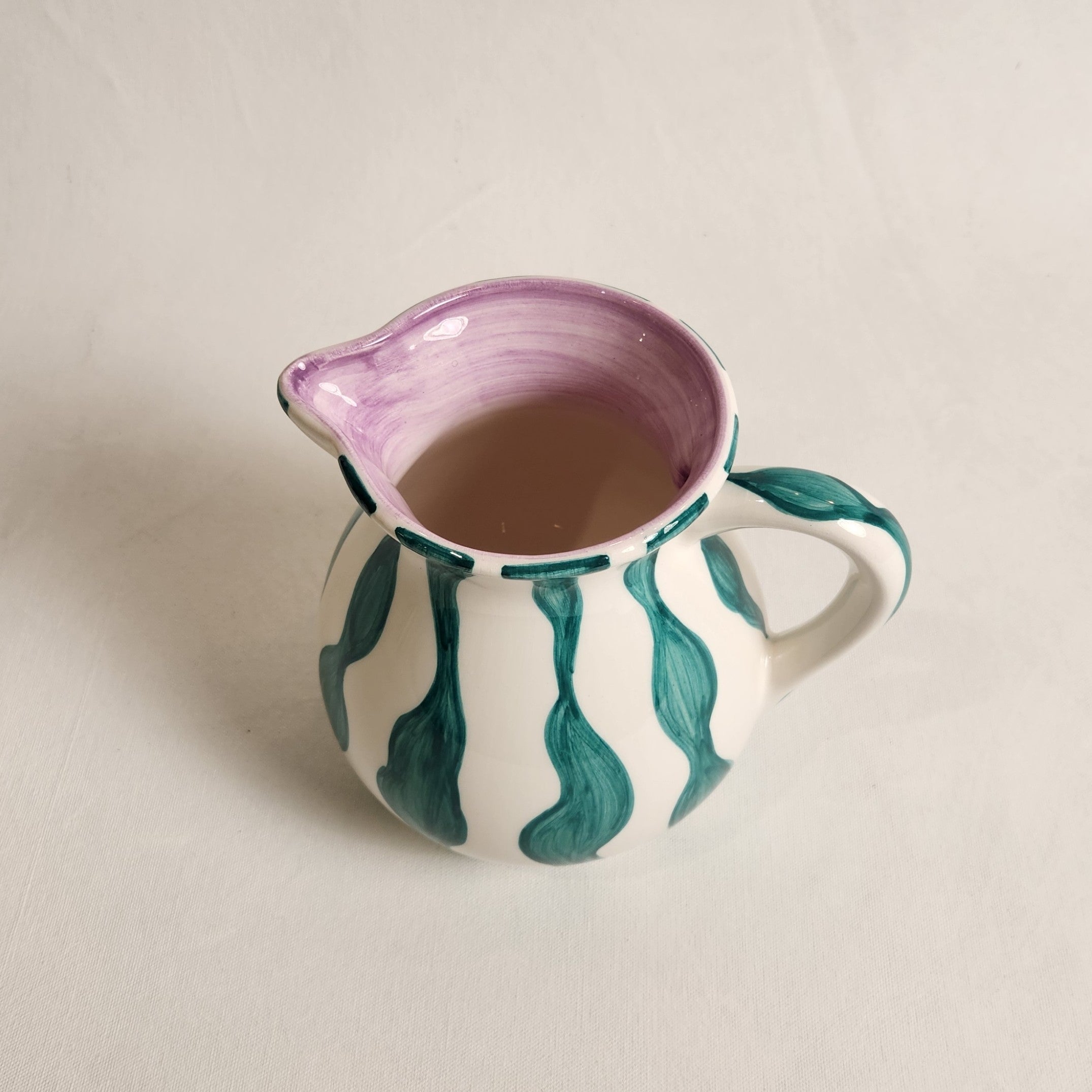 Dentelle Jug - Sea Green