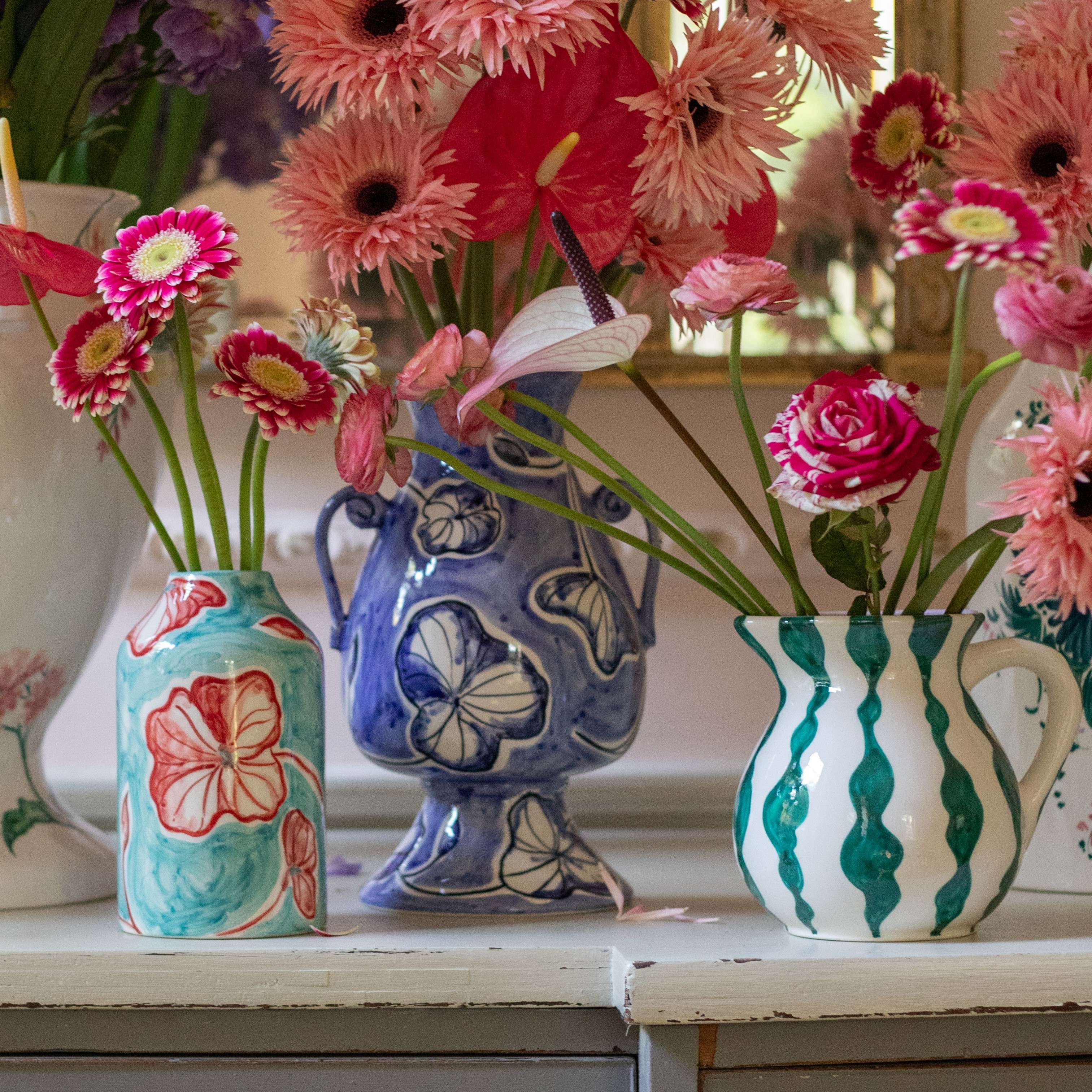 Dentelle Jug - Sea Green