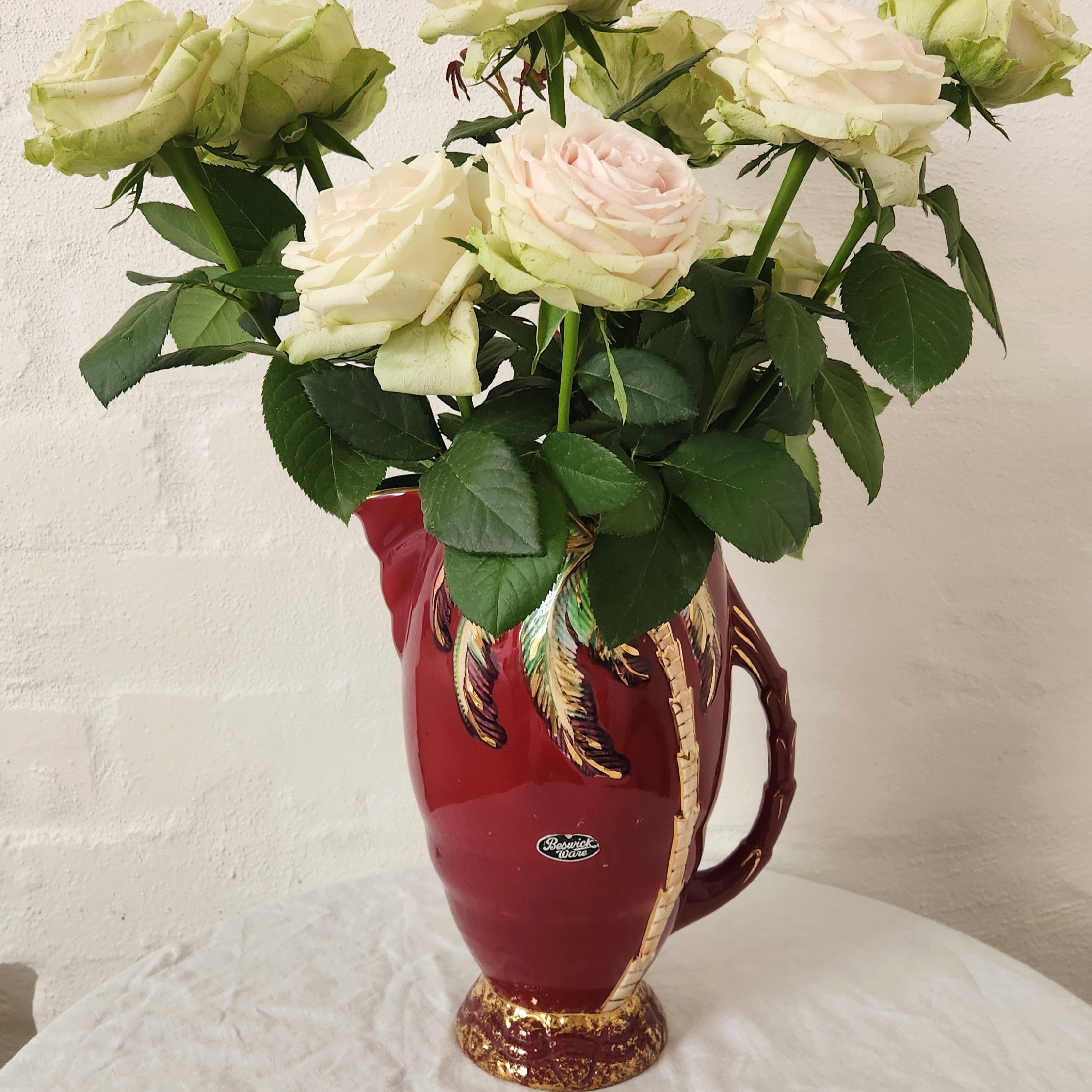 Beswick Palm Tree Jug with Handle