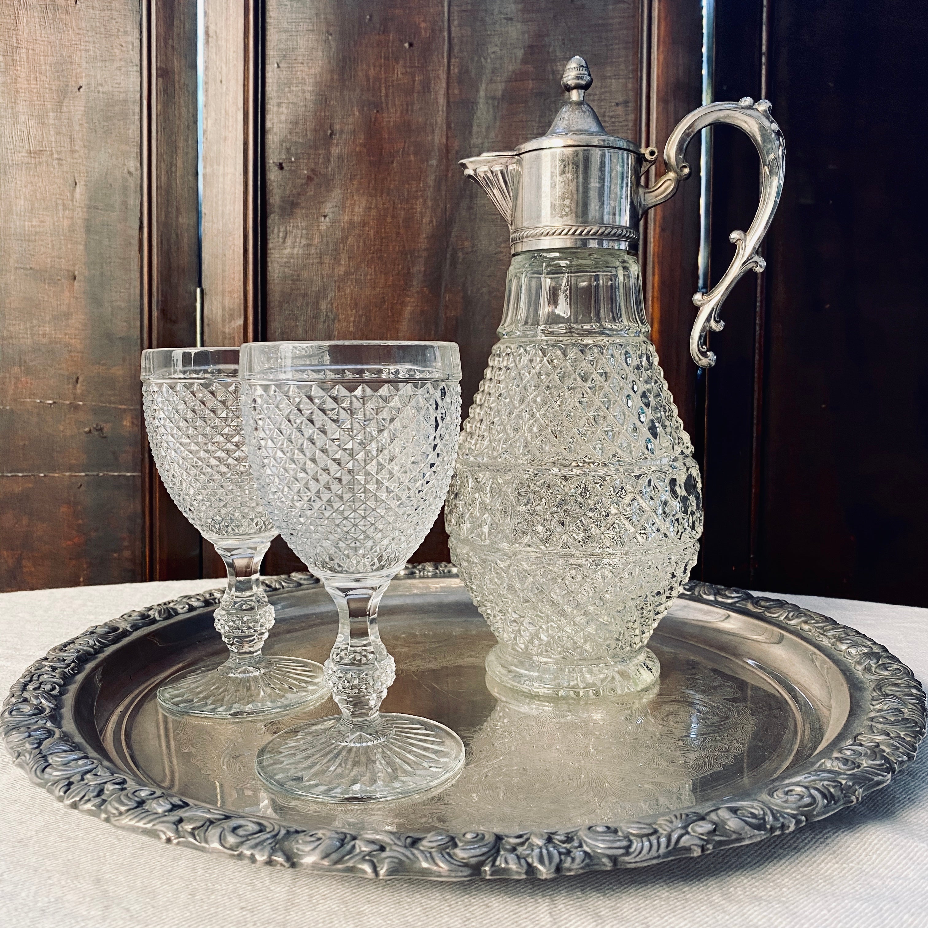 Cut Glass Claret Jug