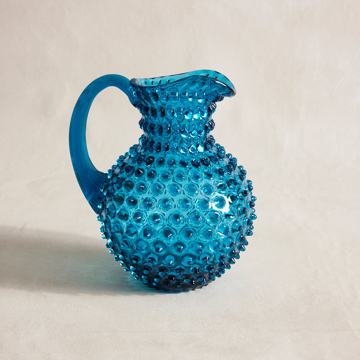 Aquamarine Hobnail Jug