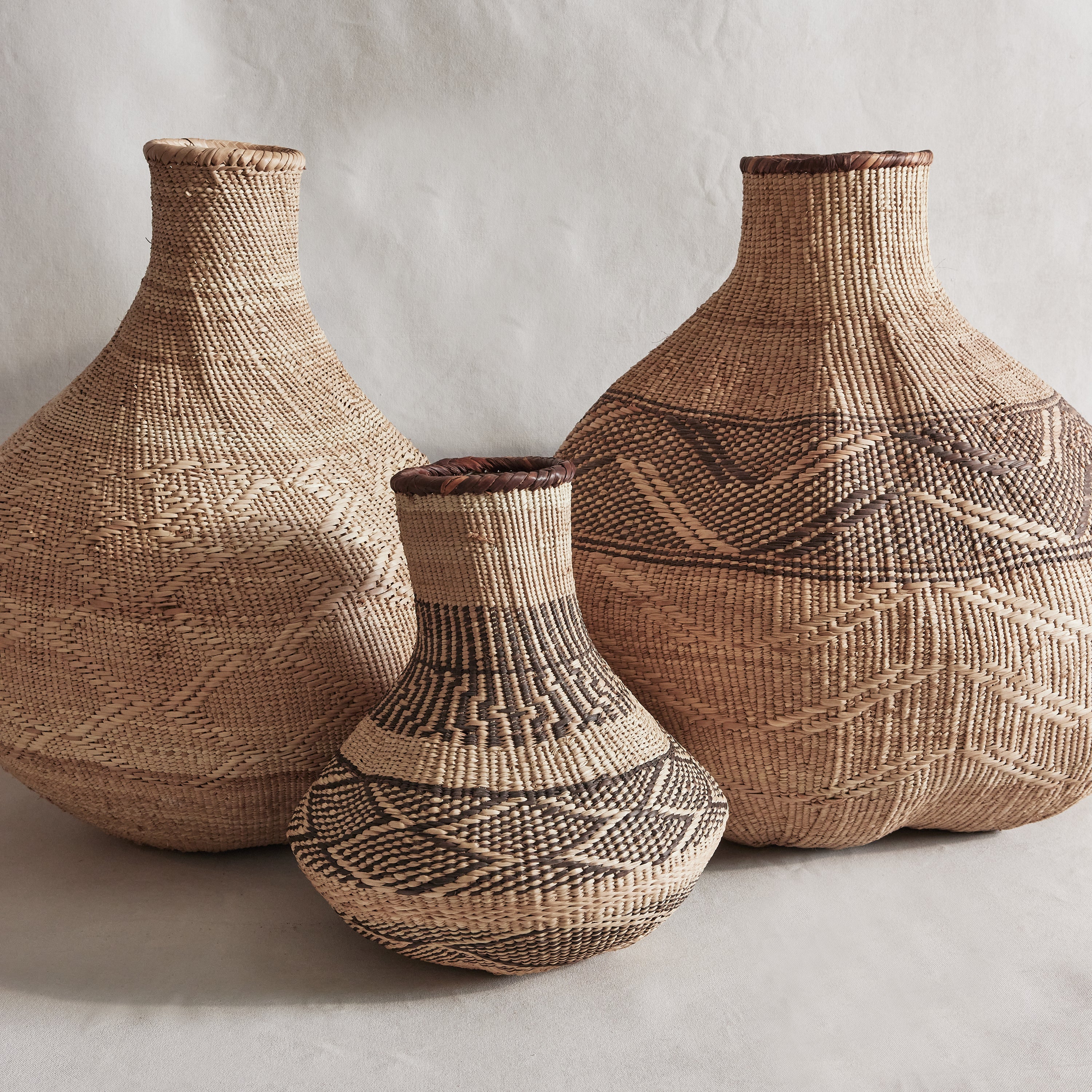 Large Zambian Gourd Basket