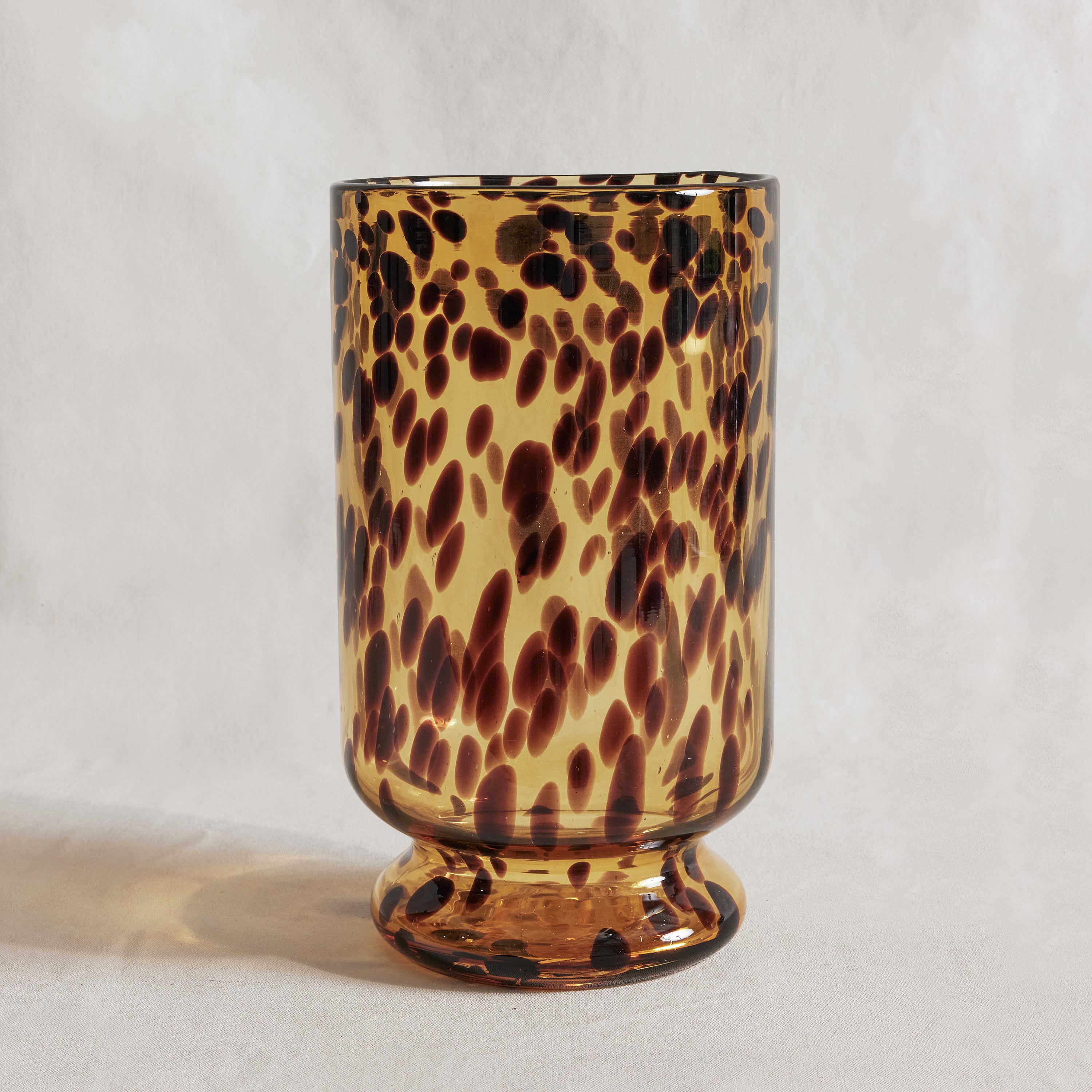 Large Tortoise Shell Printed Vase