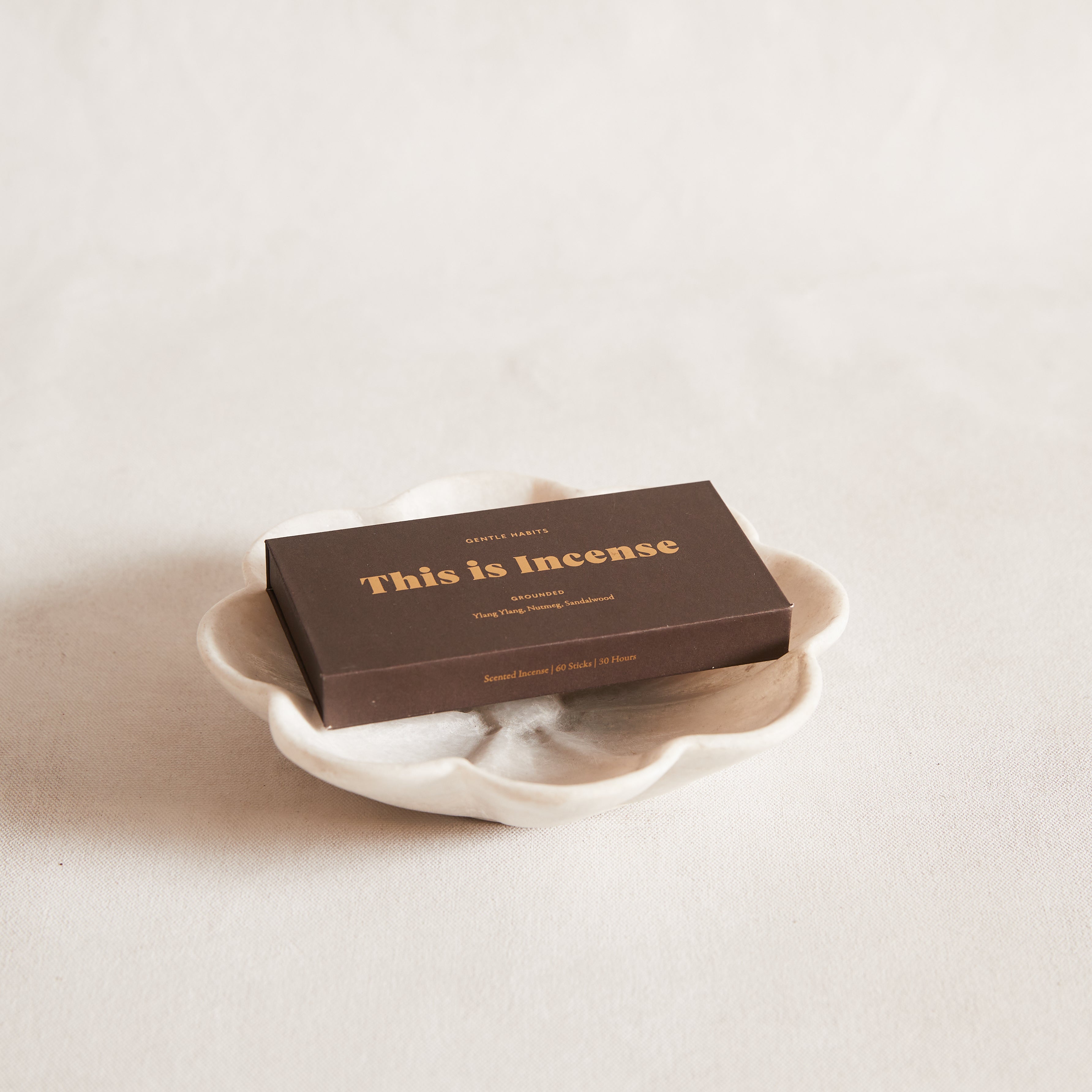 Marble Lotus Plate