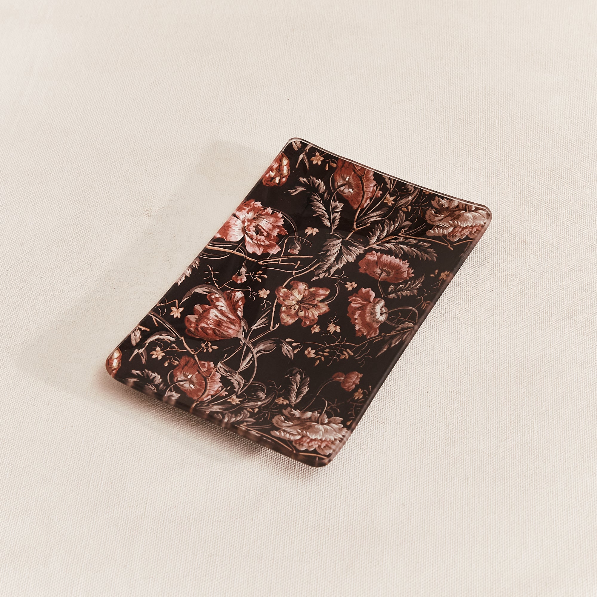 Peony Print Tray