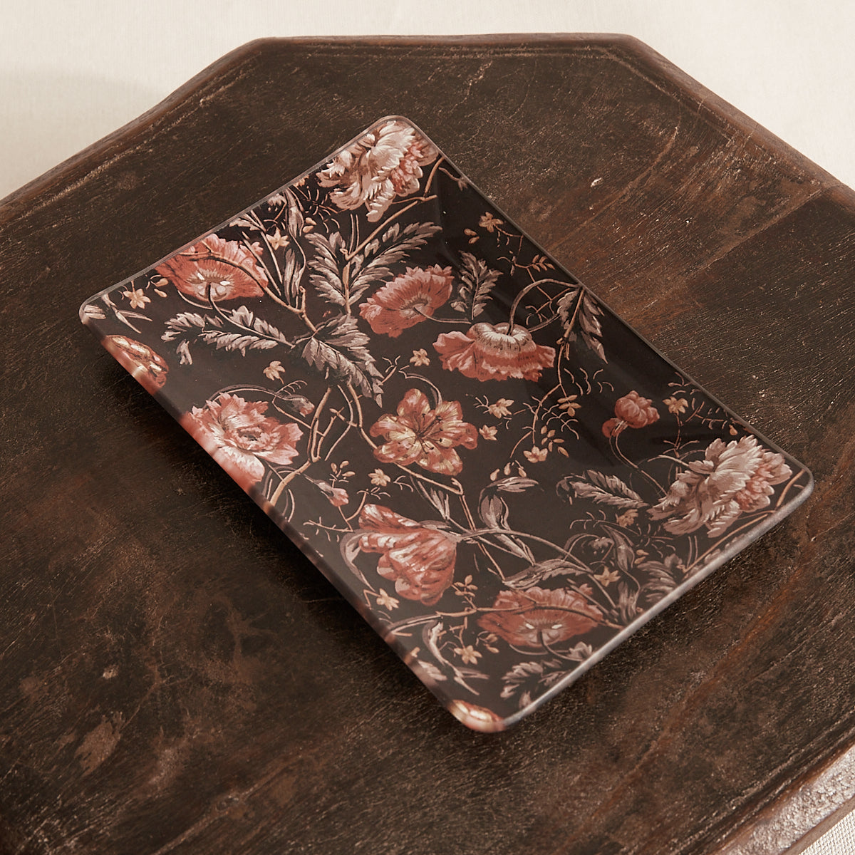 Peony Print Tray
