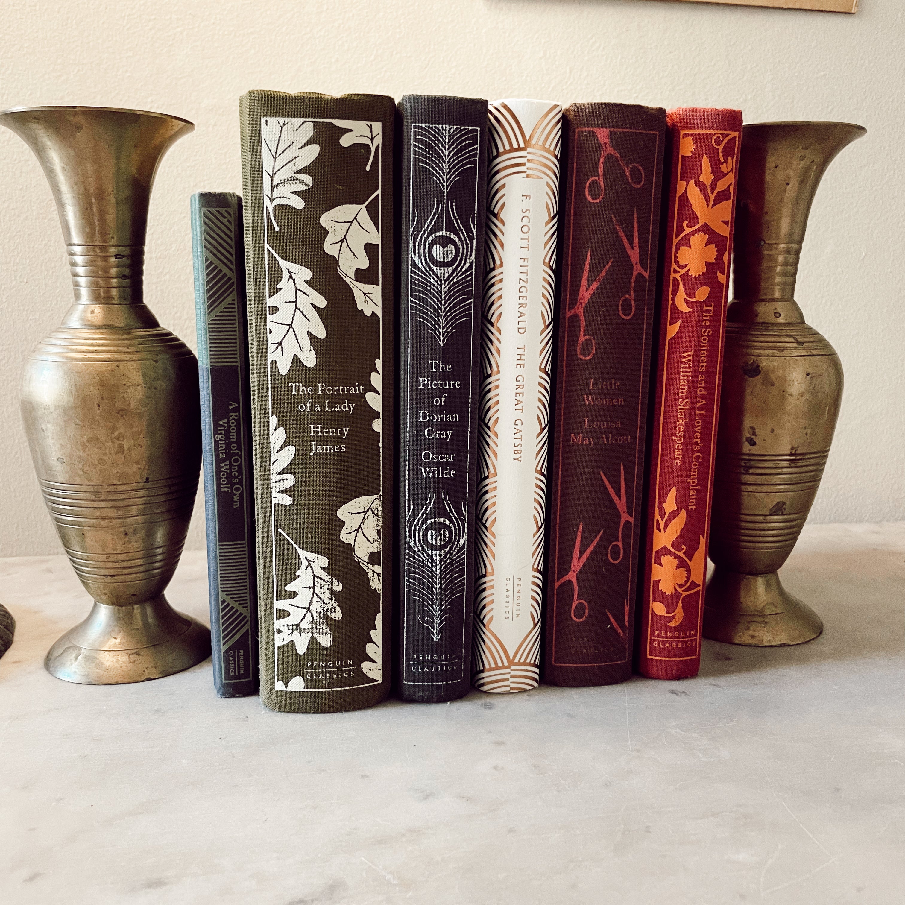 Vintage Brass Bud Vases
