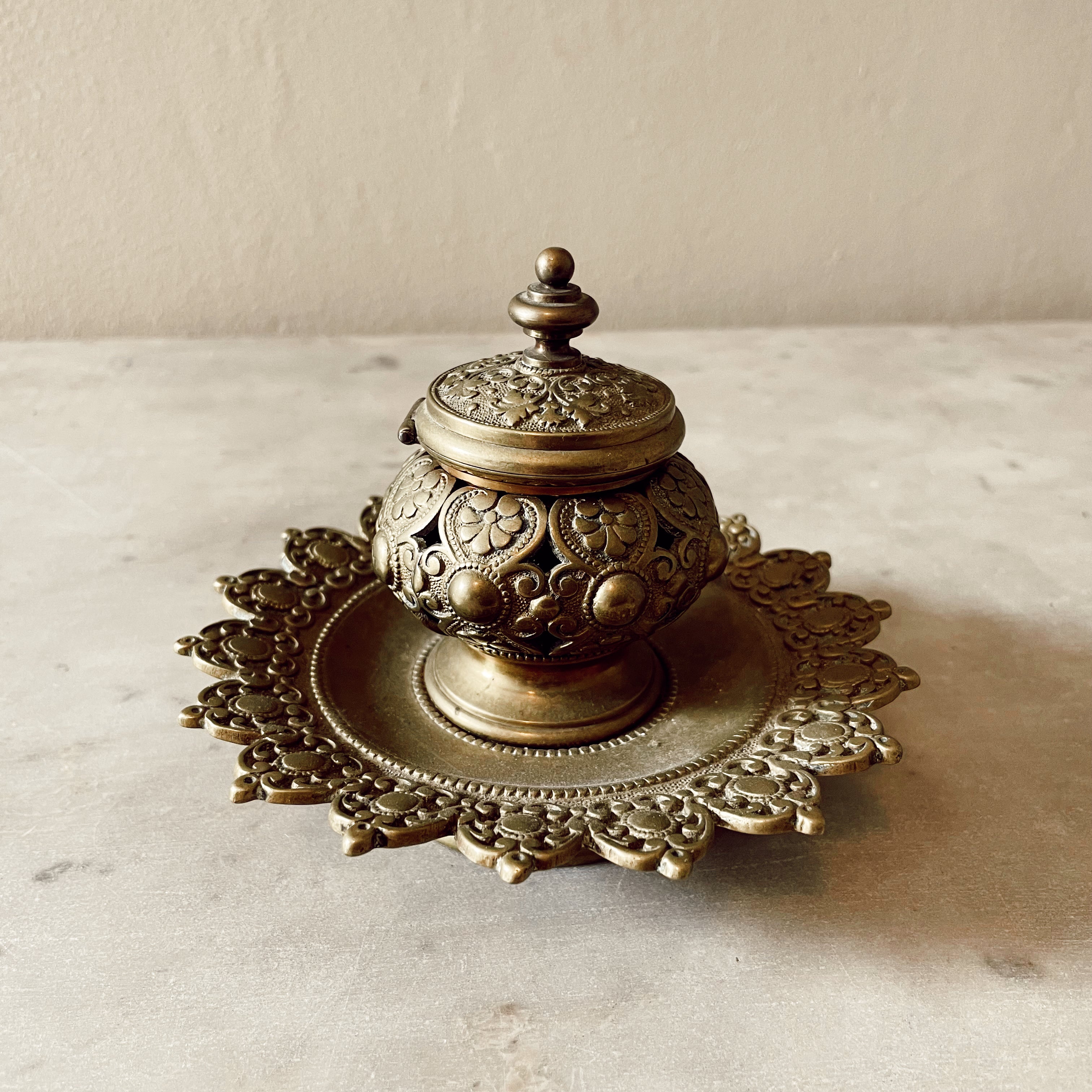 Vintage Brass Chinese Censer