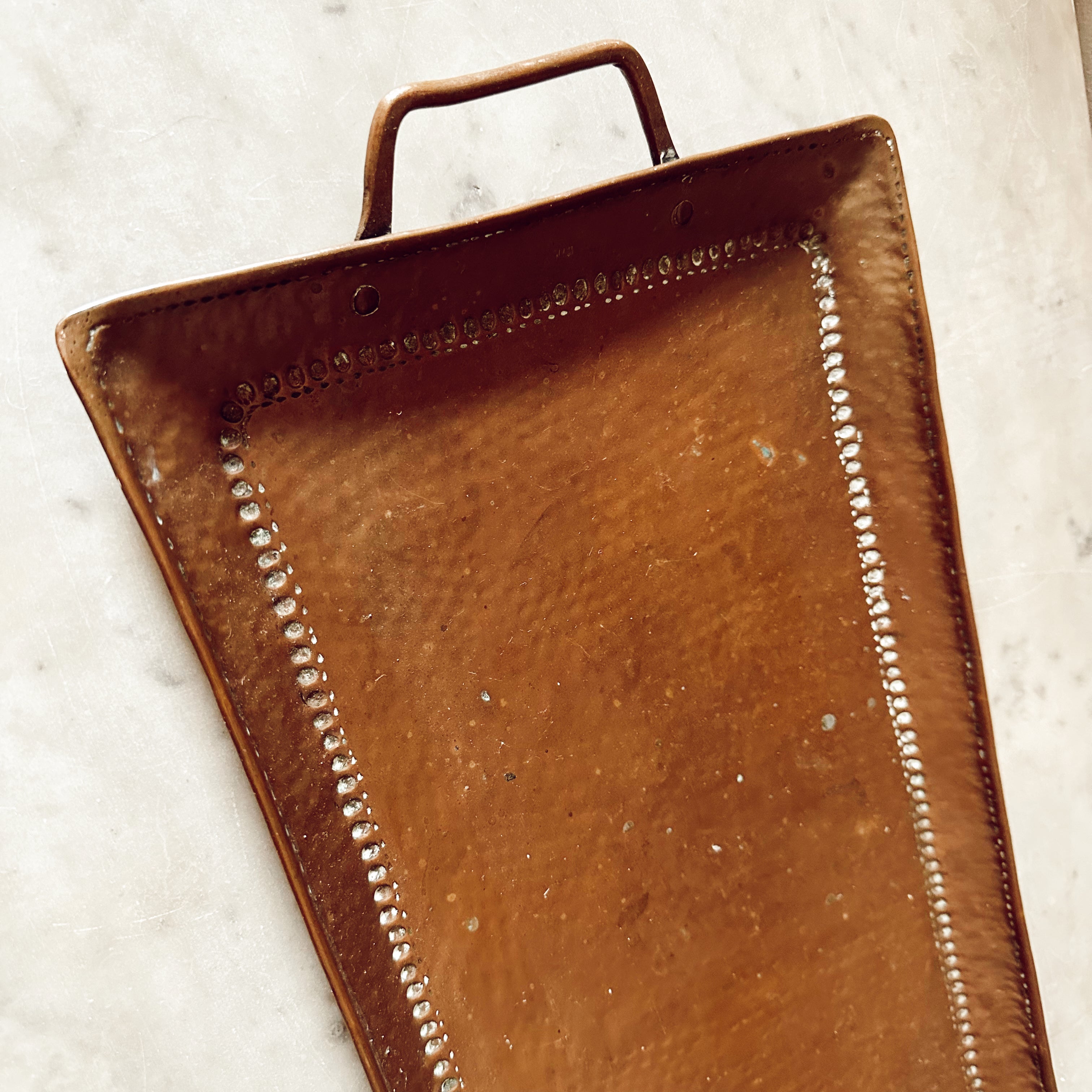 Antique French Copper Tray