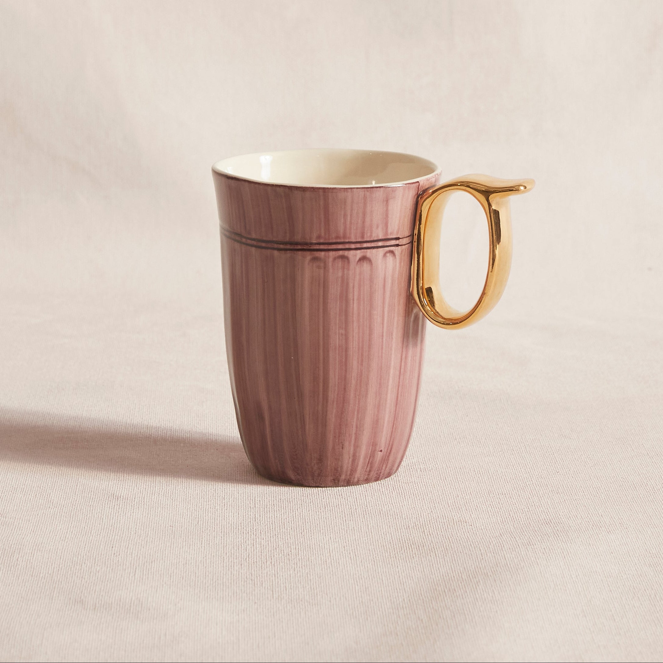 Malmo Ribbed Mug - Lilac