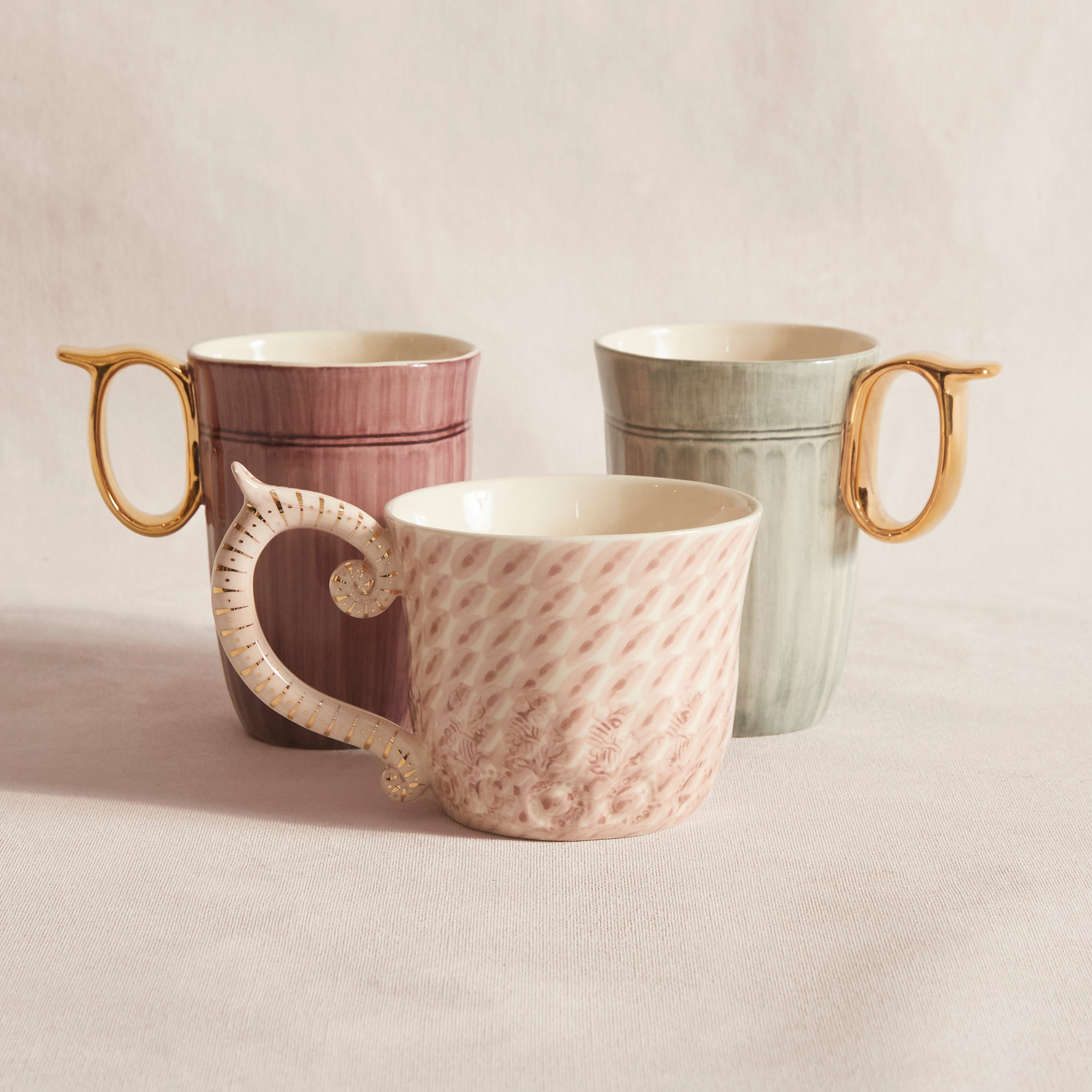 Malmo Ribbed Mug - Lilac